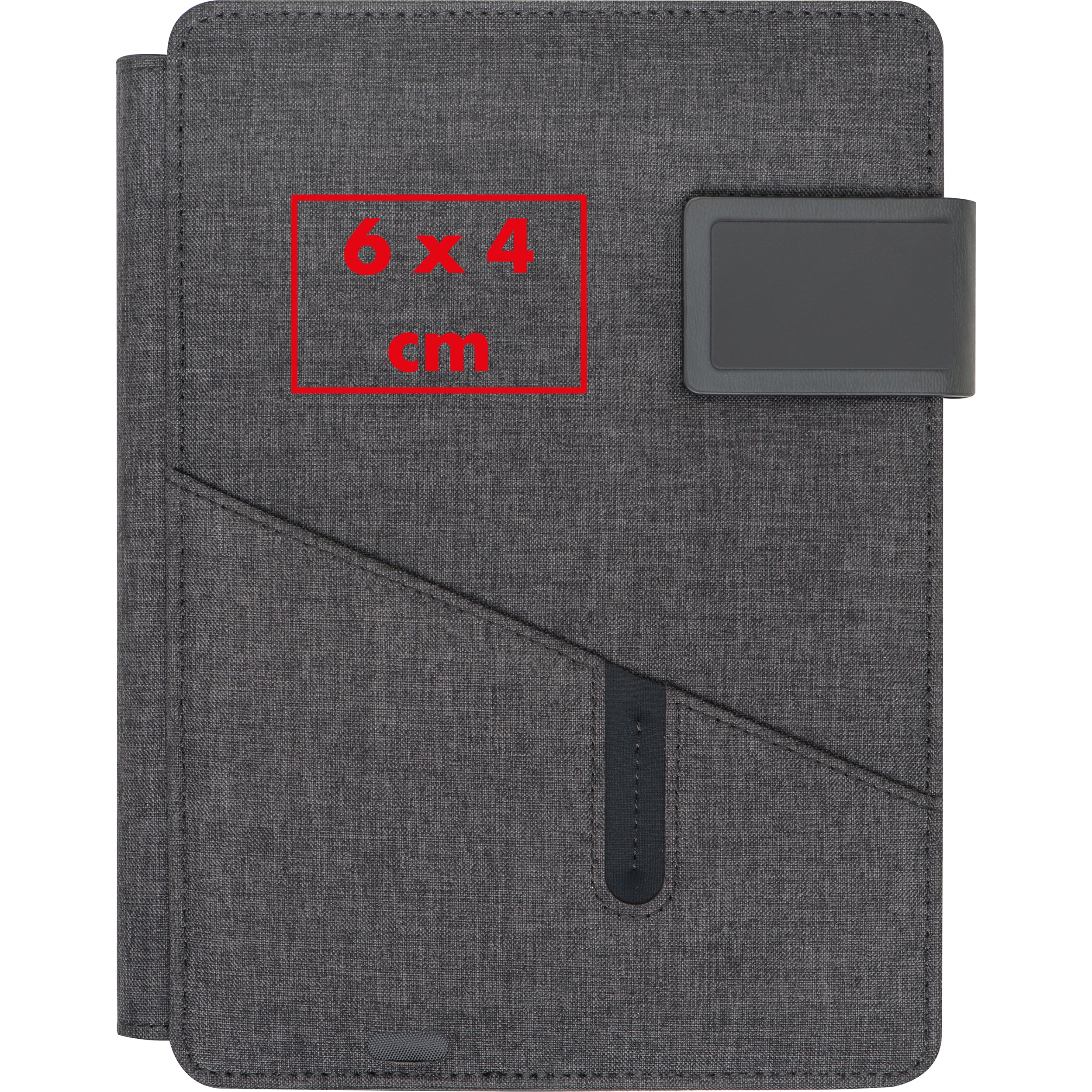 A5 Mappe mit integrierter Powerbank 4.000 mAh FABIOLA