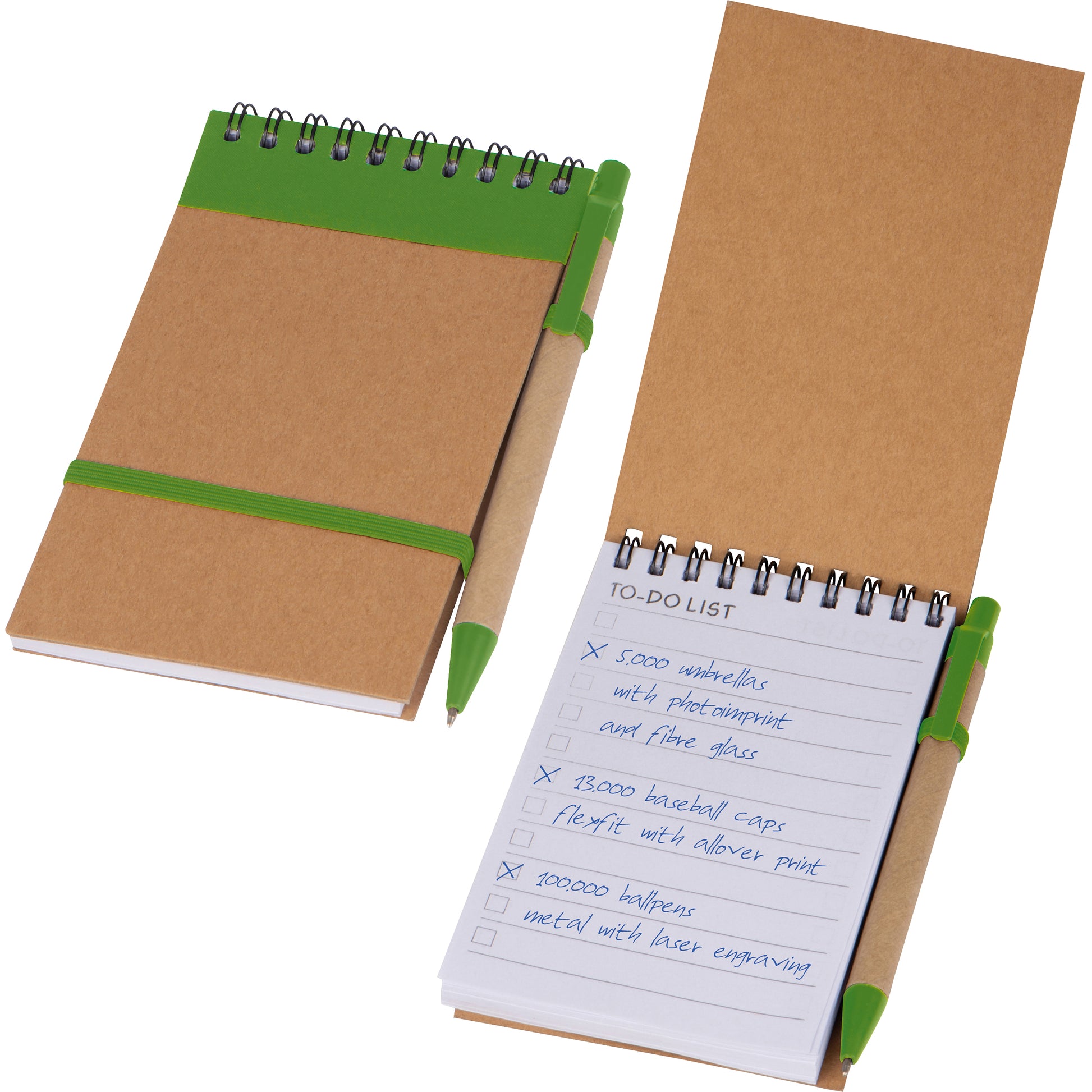 Ringbuch mit Kugelschreiber und To do Liste EUGENIO