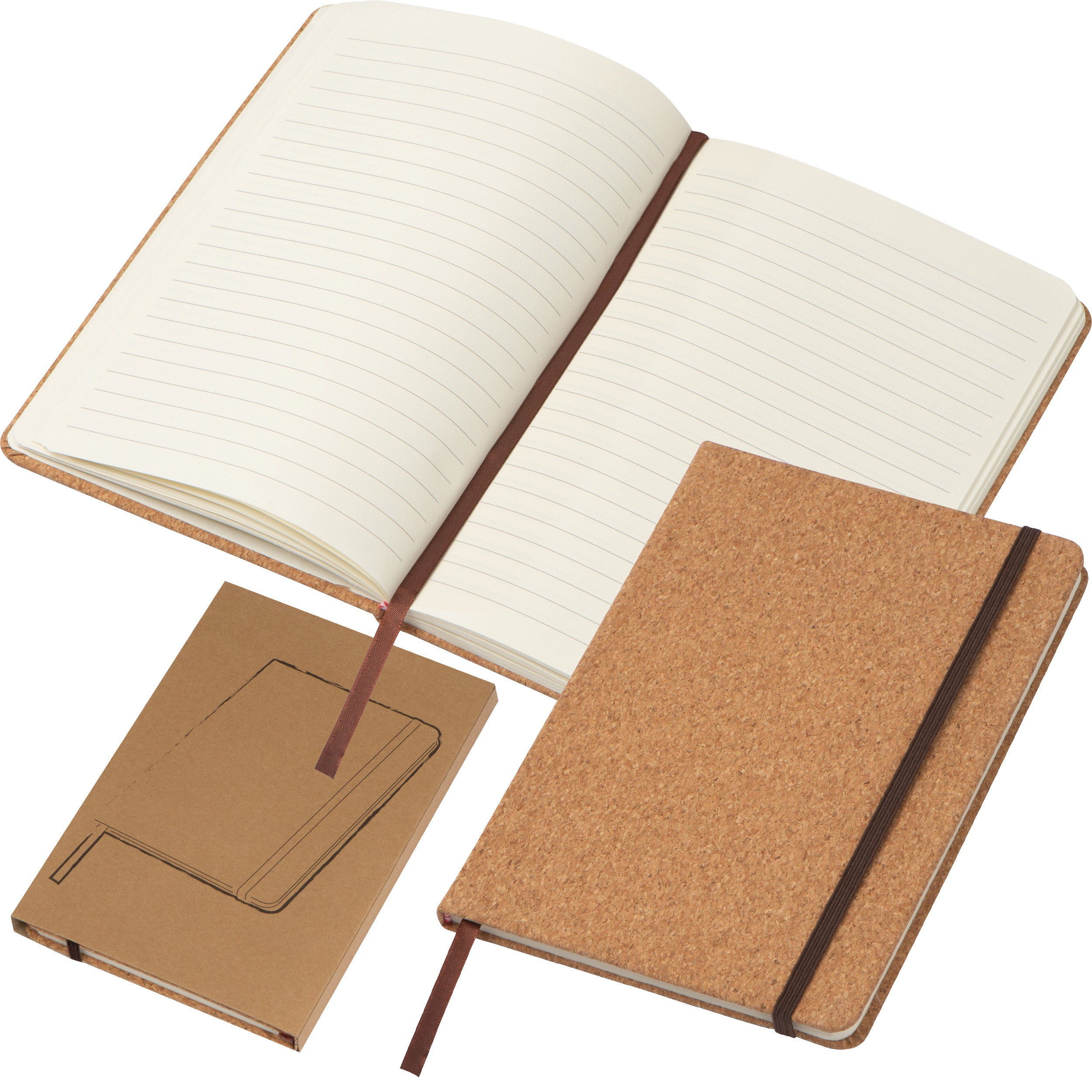 A5 Notizbuch mit Korkeinband JACKSON