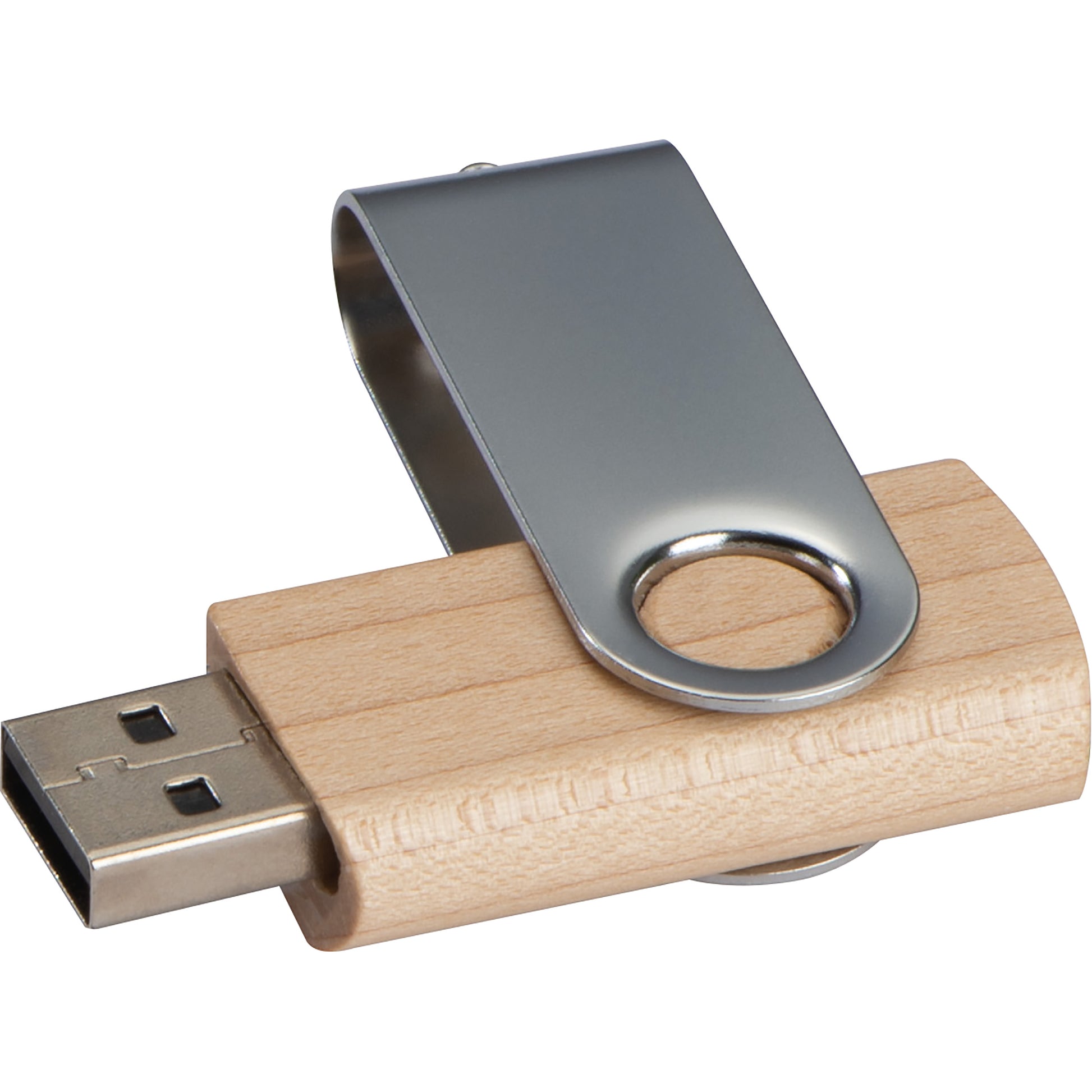 USB Stick aus hellem Holz 4 GB KLAUDIA