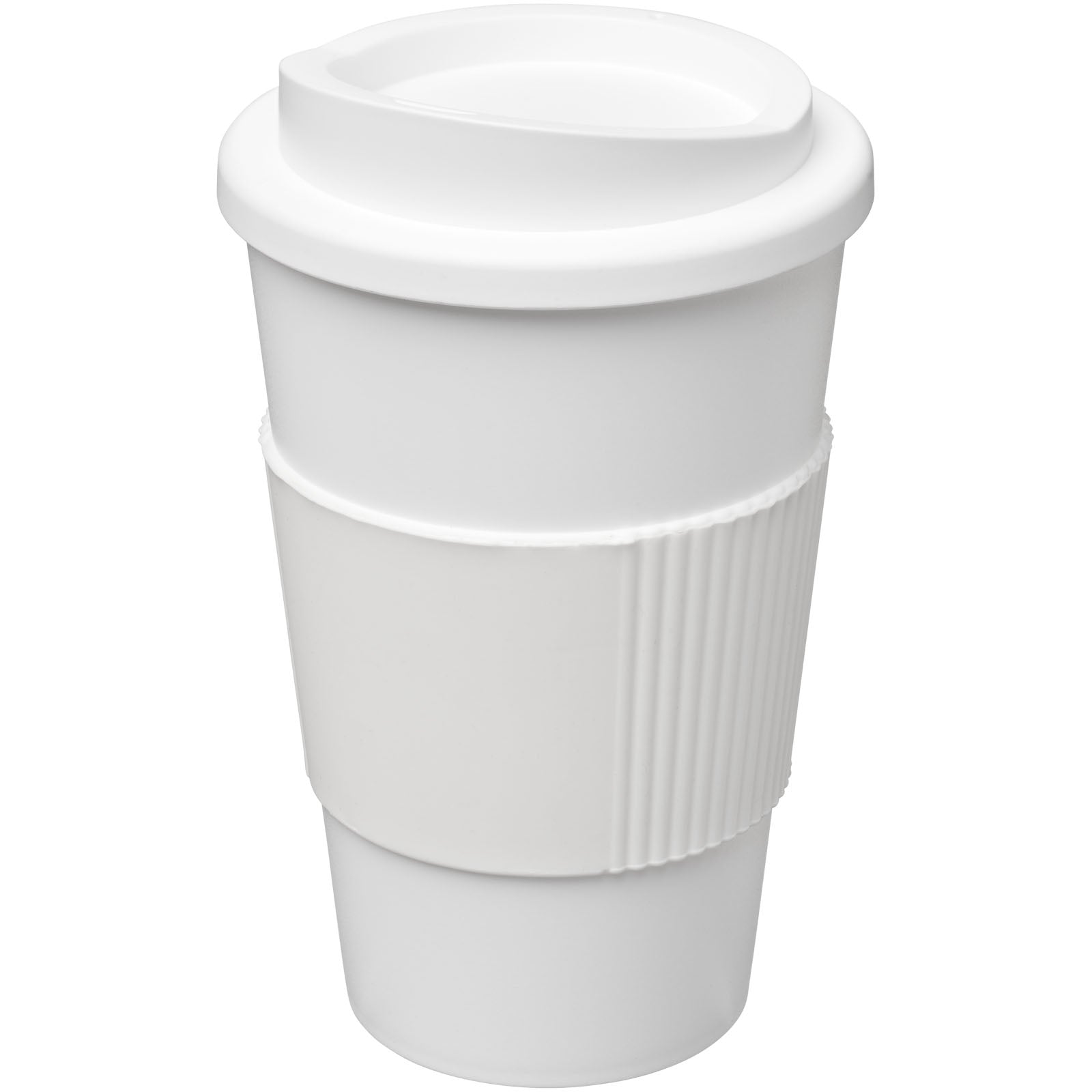 Americano® 350 ml Isolierbecher mit Schutzring – Weiss