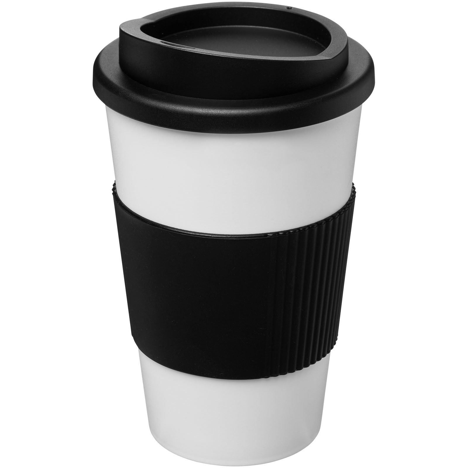 Americano® 350 ml Isolierbecher mit Schutzring – Weiss und Schwarz