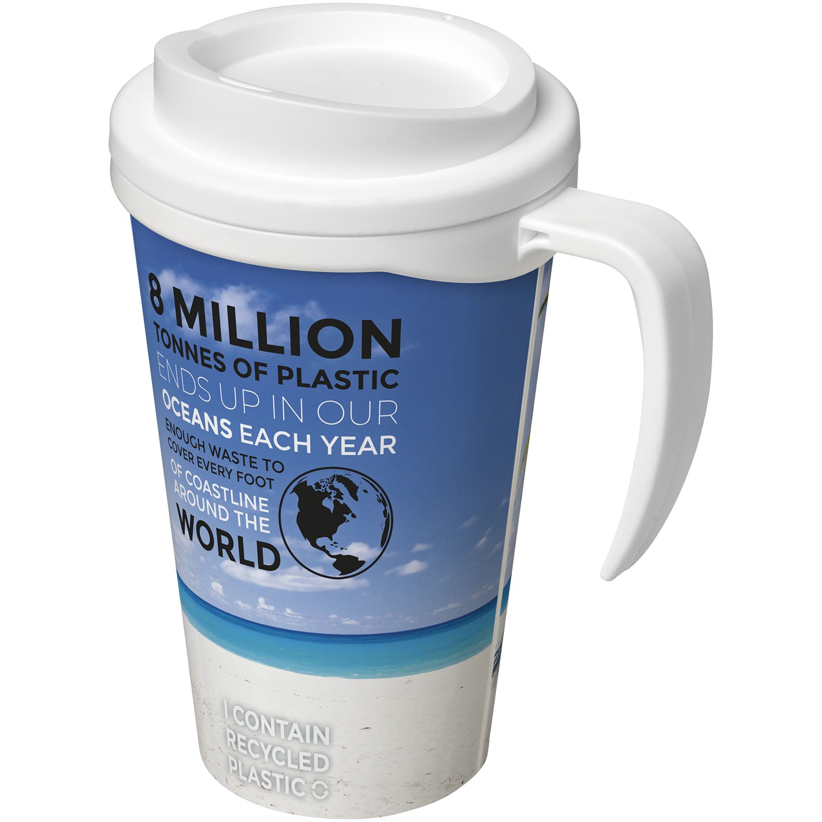 Brite-Ameriano® Grande 350 ml Isolierbecher – Weiss