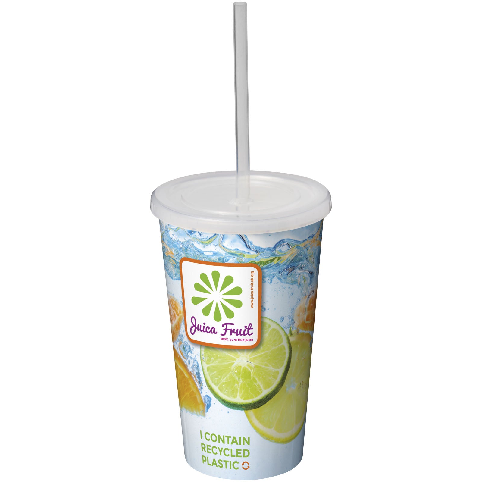 Brite-Americano® 350 ml doppelwandiger Stadium Becher – Weiss
