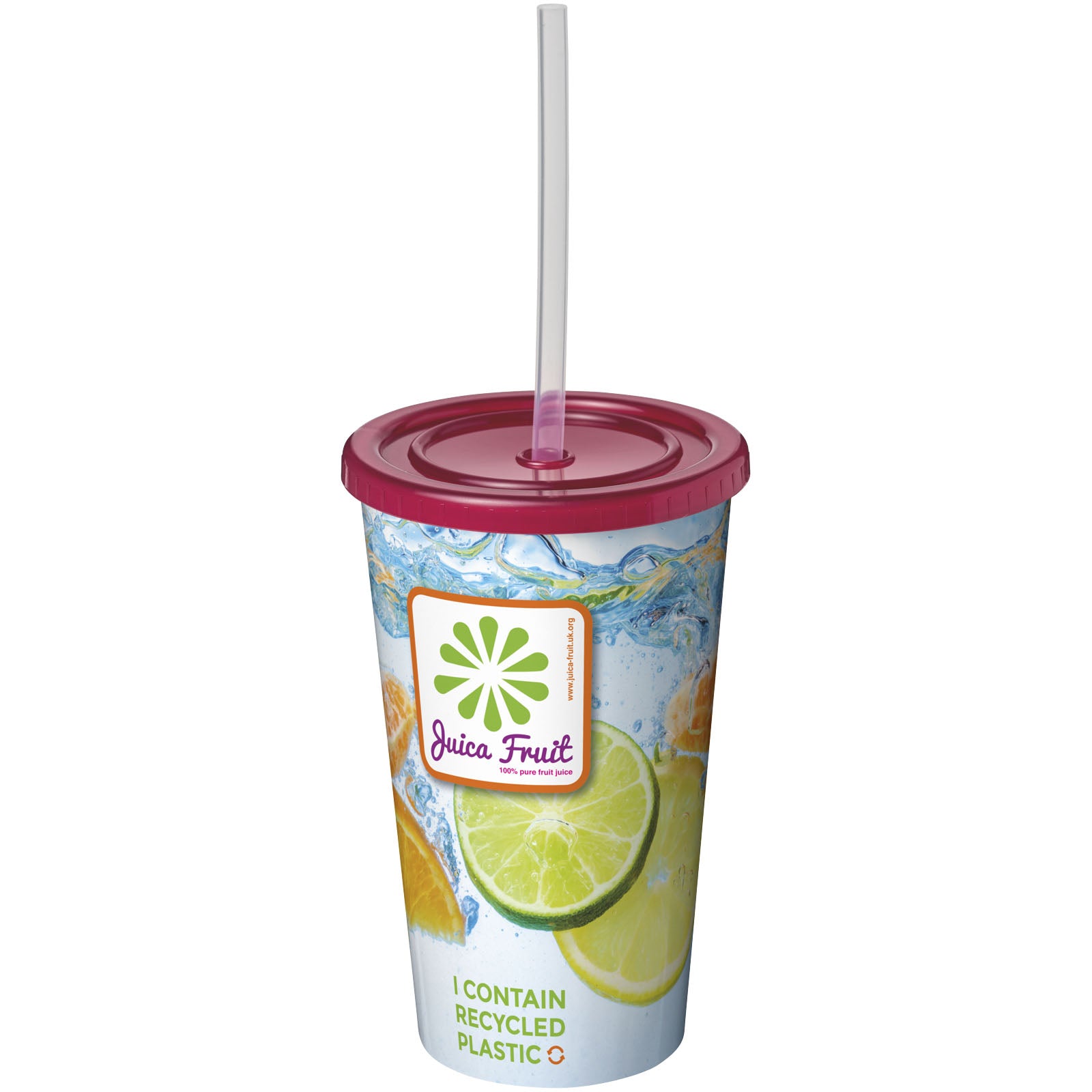 Brite-Americano® 350 ml doppelwandiger Stadium Becher – Magenta