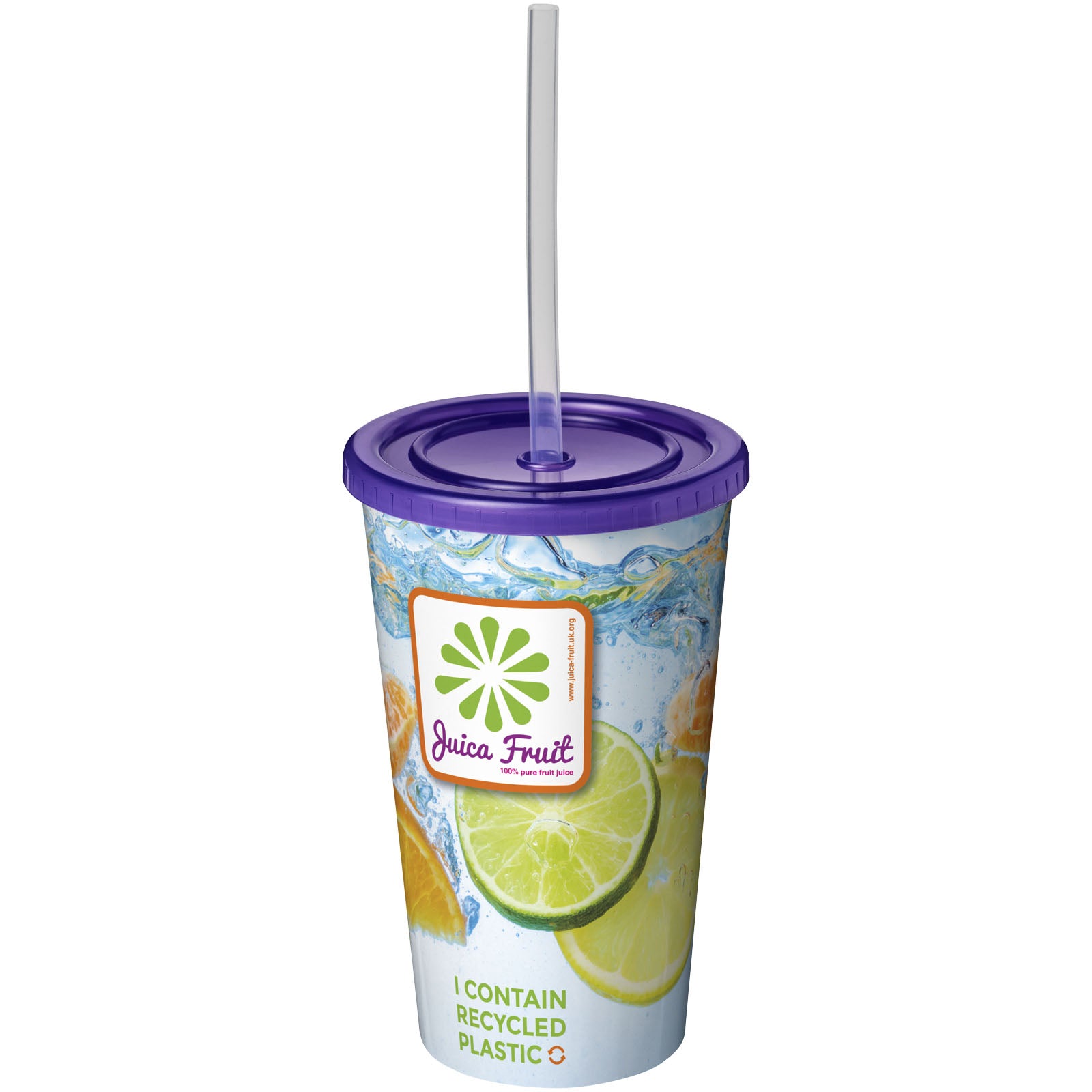 Brite-Americano® 350 ml doppelwandiger Stadium Becher – Lila