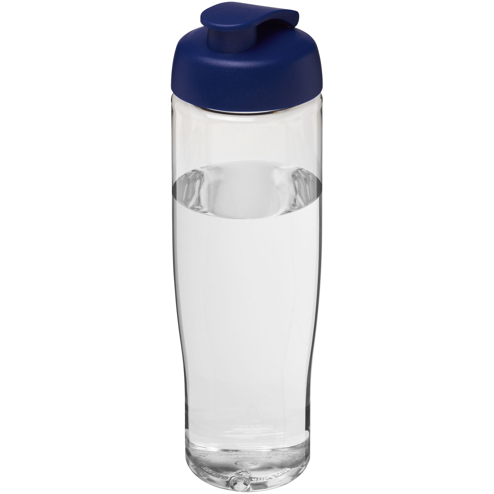 H2O Active® Tempo 700 ml Sportflasche mit Klappdeckel – Transparent und Blau