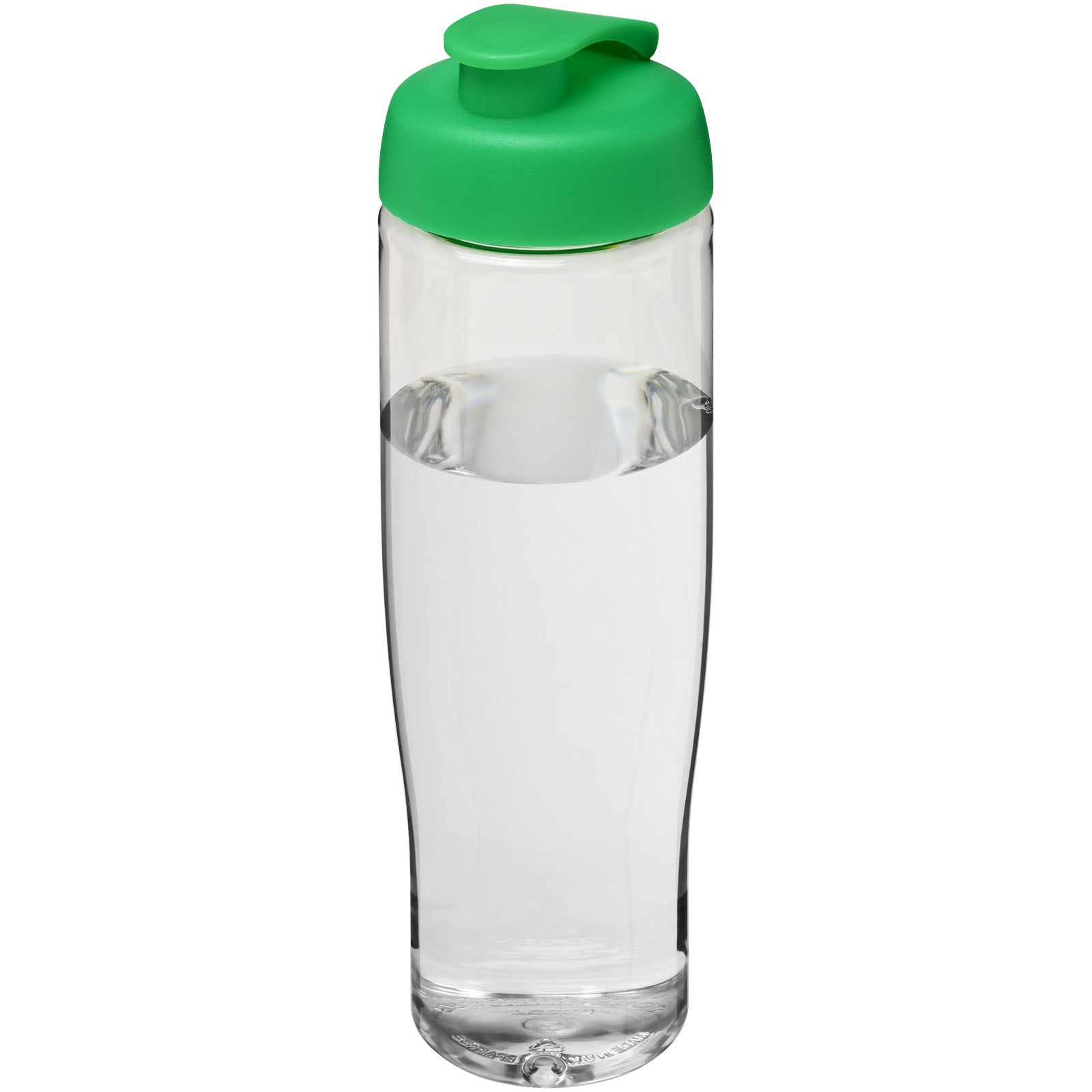 H2O Active® Tempo 700 ml Sportflasche mit Klappdeckel – Transparent und Grün