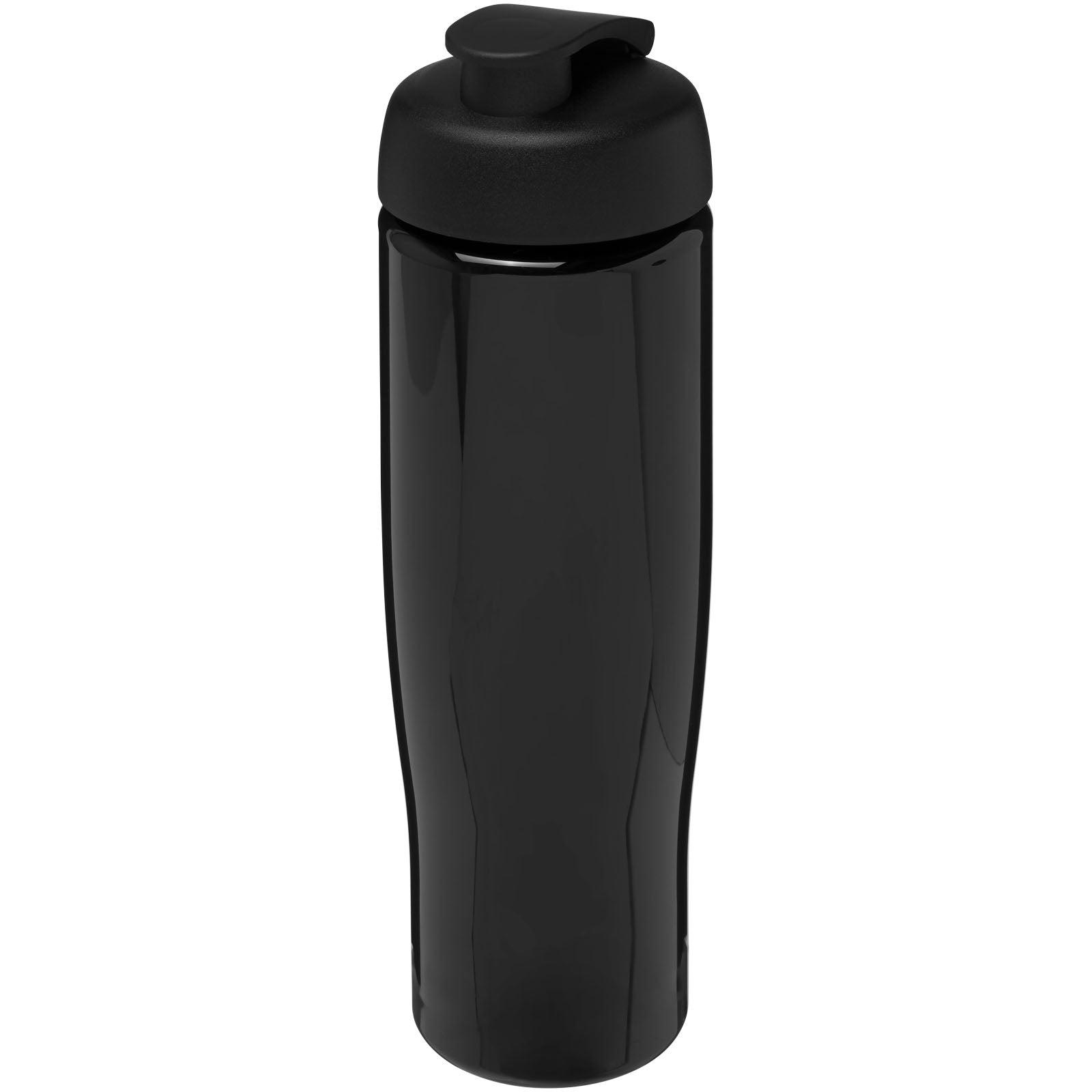 H2O Active® Tempo 700 ml Sportflasche mit Klappdeckel – Schwarz