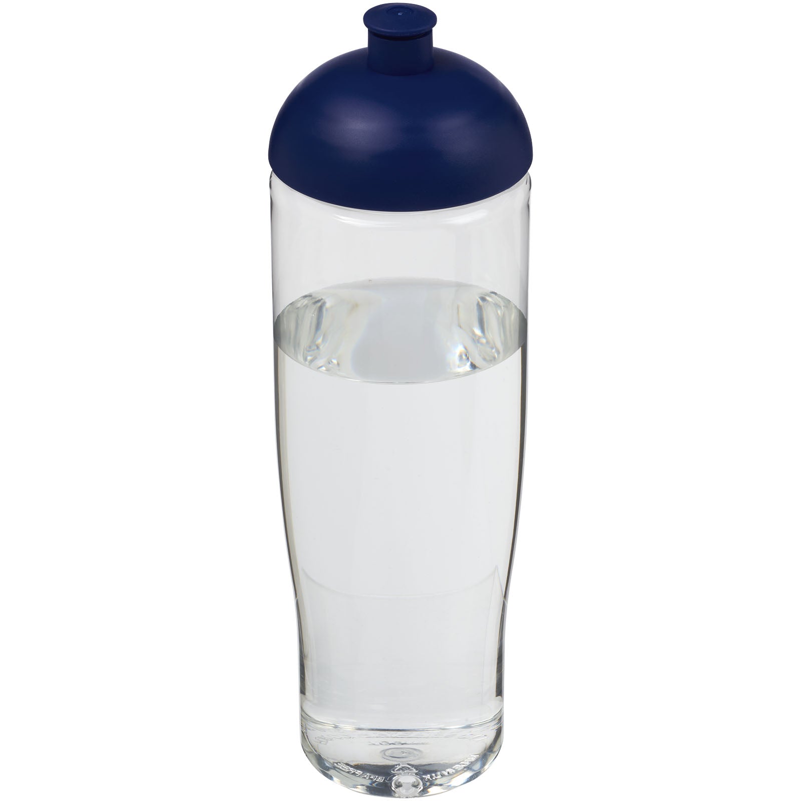 H2O Active® Tempo 700 ml Sportflasche mit Stülpdeckel – Transparent und Blau