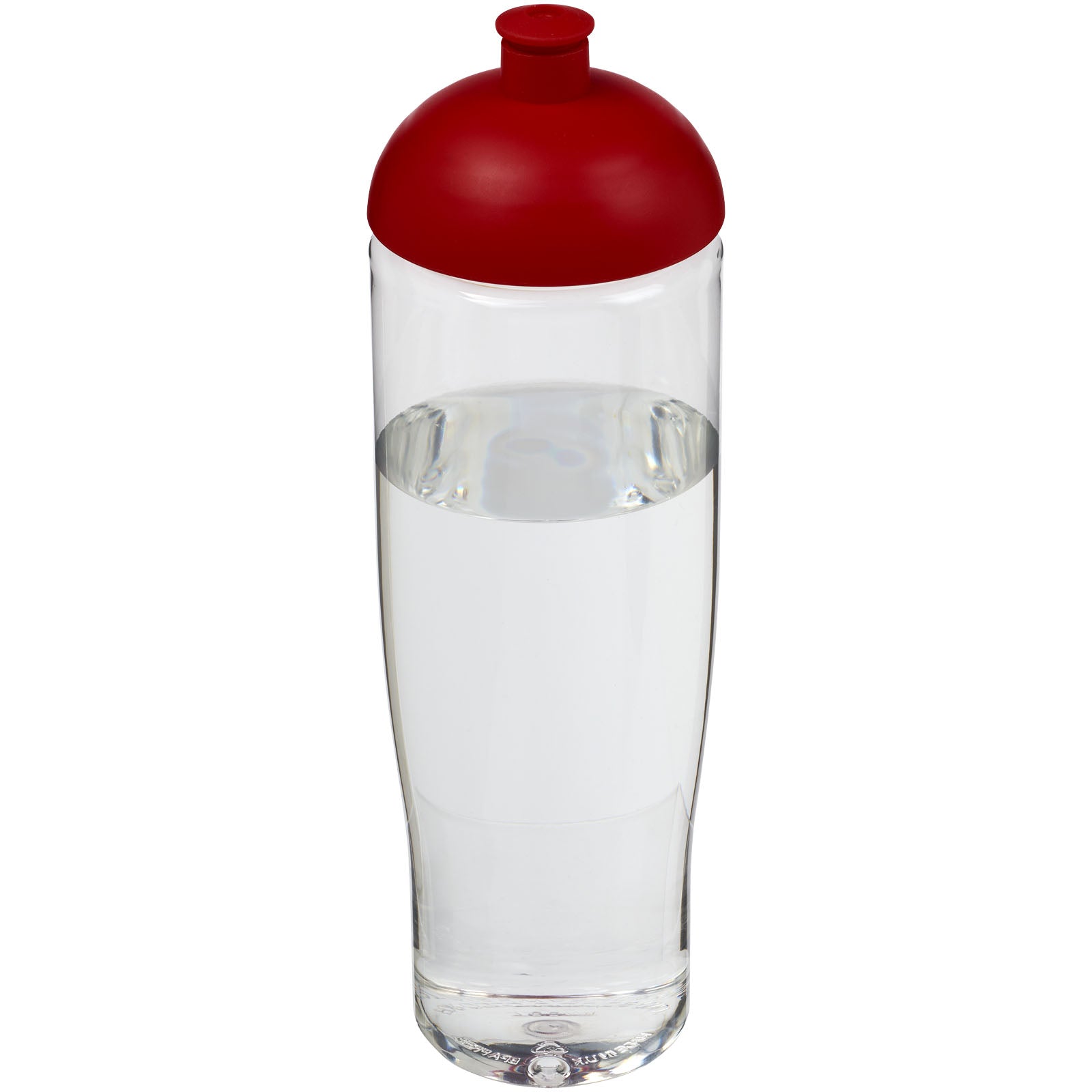 H2O Active® Tempo 700 ml Sportflasche mit Stülpdeckel – Transparent und Rot