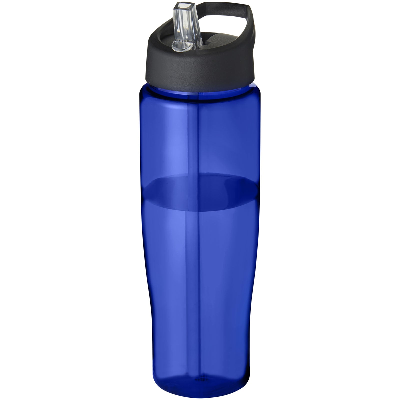 H2O Active® Tempo 700 ml Sportflasche mit Ausgussdeckel – Blau und Schwarz