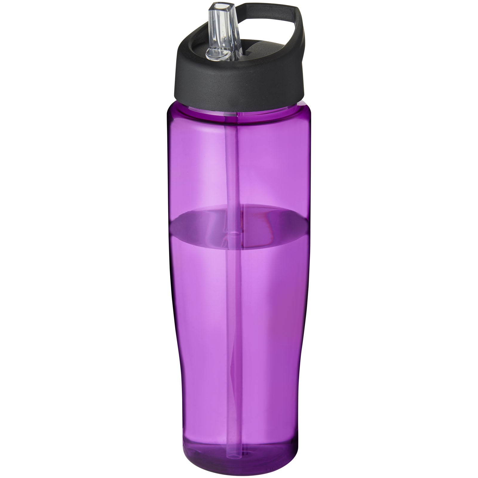H2O Active® Tempo 700 ml Sportflasche mit Ausgussdeckel – Lila und Schwarz