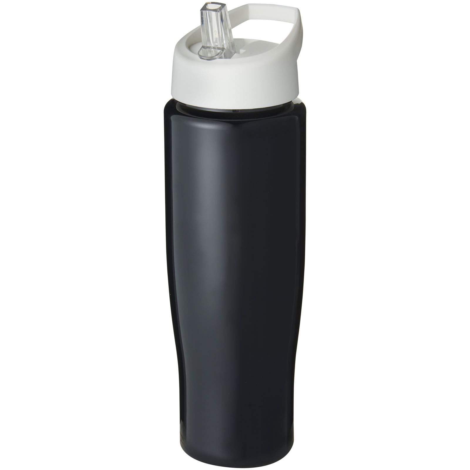 H2O Active® Tempo 700 ml Sportflasche mit Ausgussdeckel – Schwarz und Weiss
