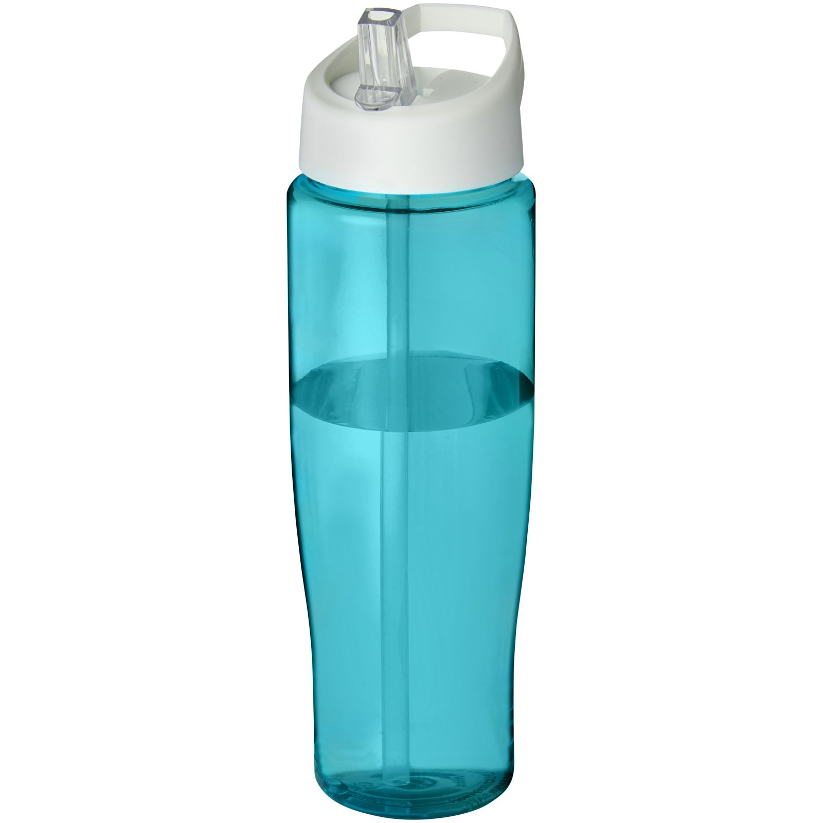 H2O Active® Tempo 700 ml Sportflasche mit Ausgussdeckel – Aquablau und Weiss