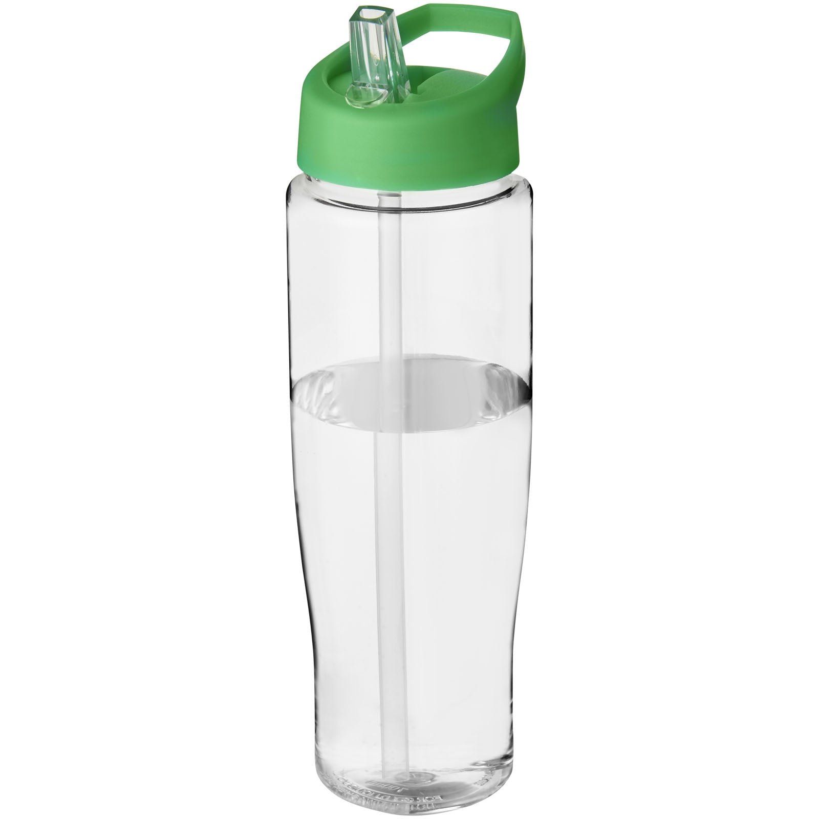 H2O Active® Tempo 700 ml Sportflasche mit Ausgussdeckel – Transparent und Grün