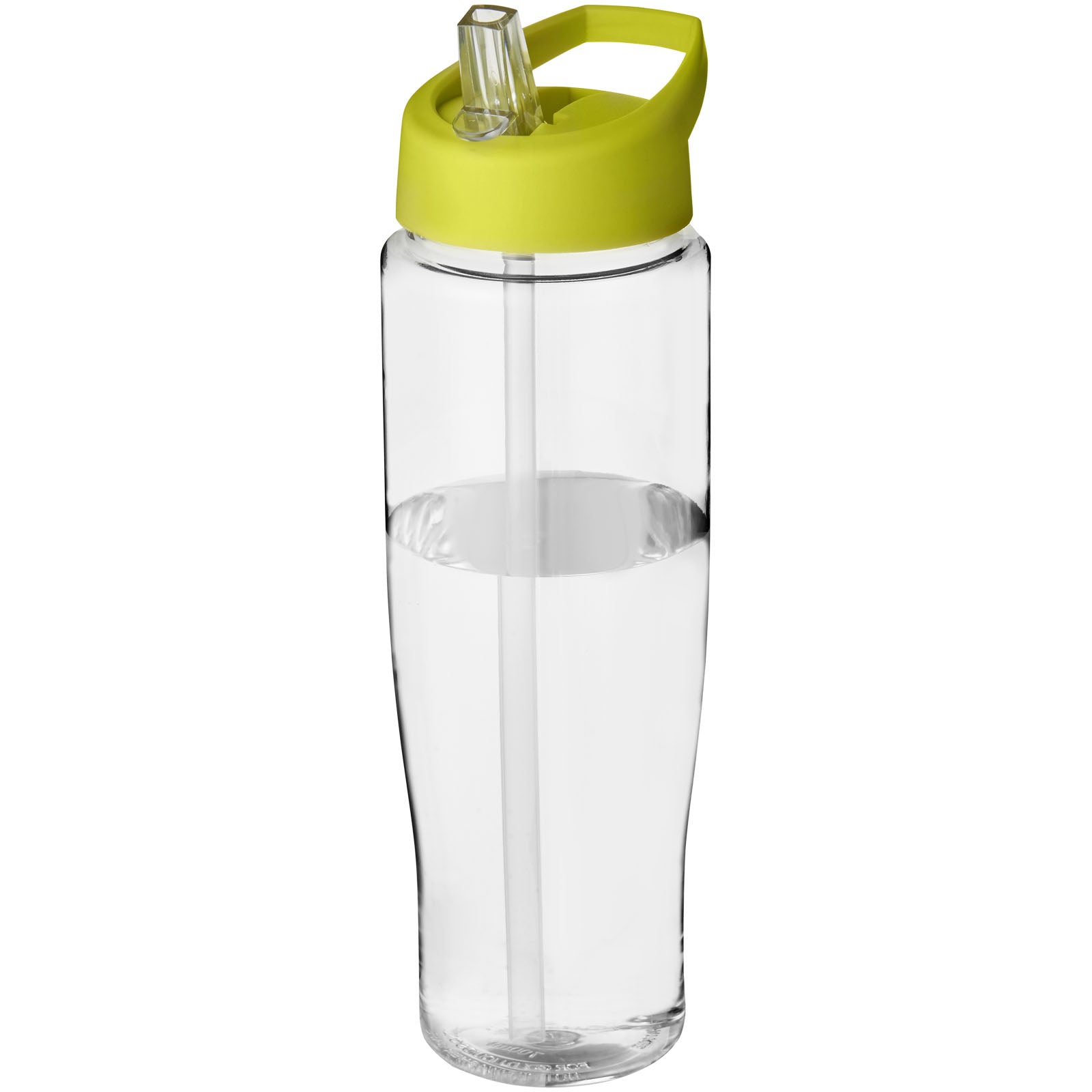 H2O Active® Tempo 700 ml Sportflasche mit Ausgussdeckel – Transparent und Limone