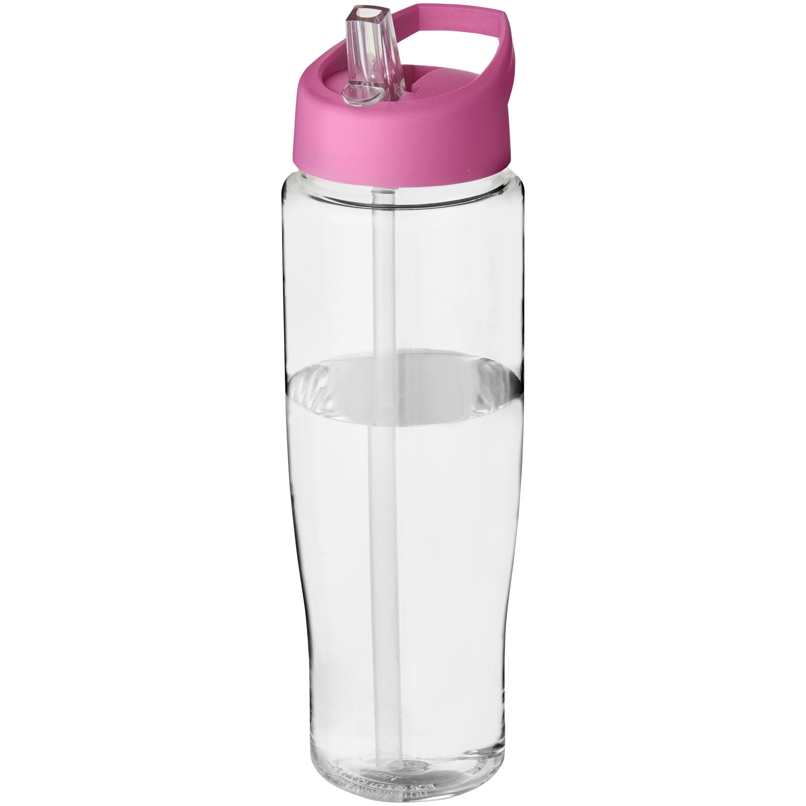 H2O Active® Tempo 700 ml Sportflasche mit Ausgussdeckel – Transparent und Rosa