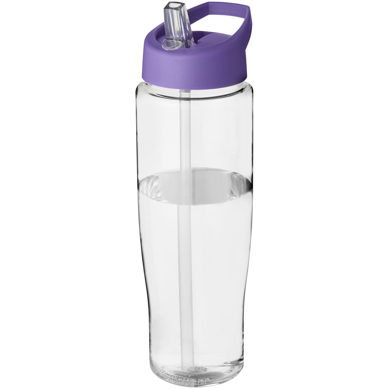 H2O Active® Tempo 700 ml Sportflasche mit Ausgussdeckel – Transparent und Lila