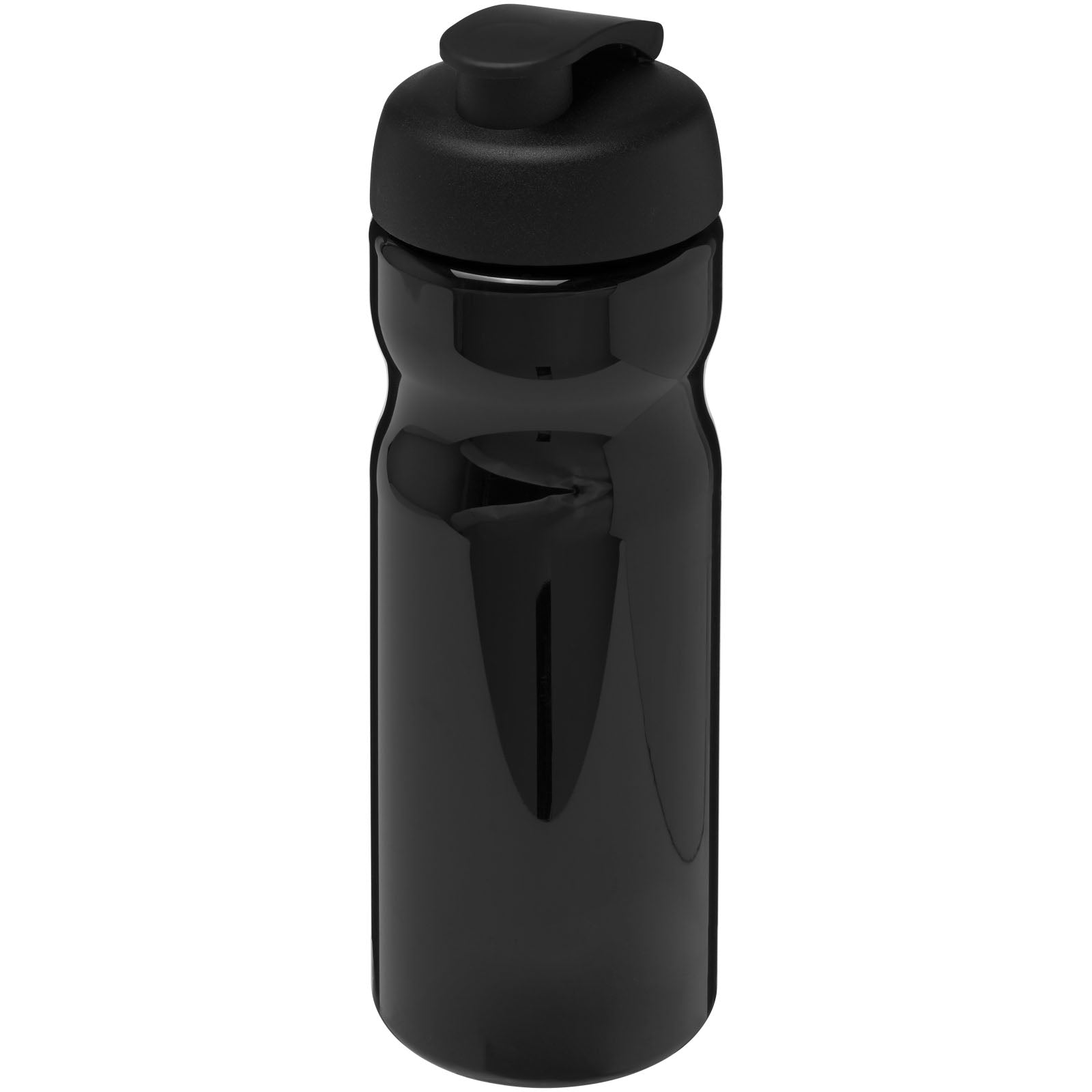 H2O Active® Base 650 ml Sportflasche mit Klappdeckel – Schwarz