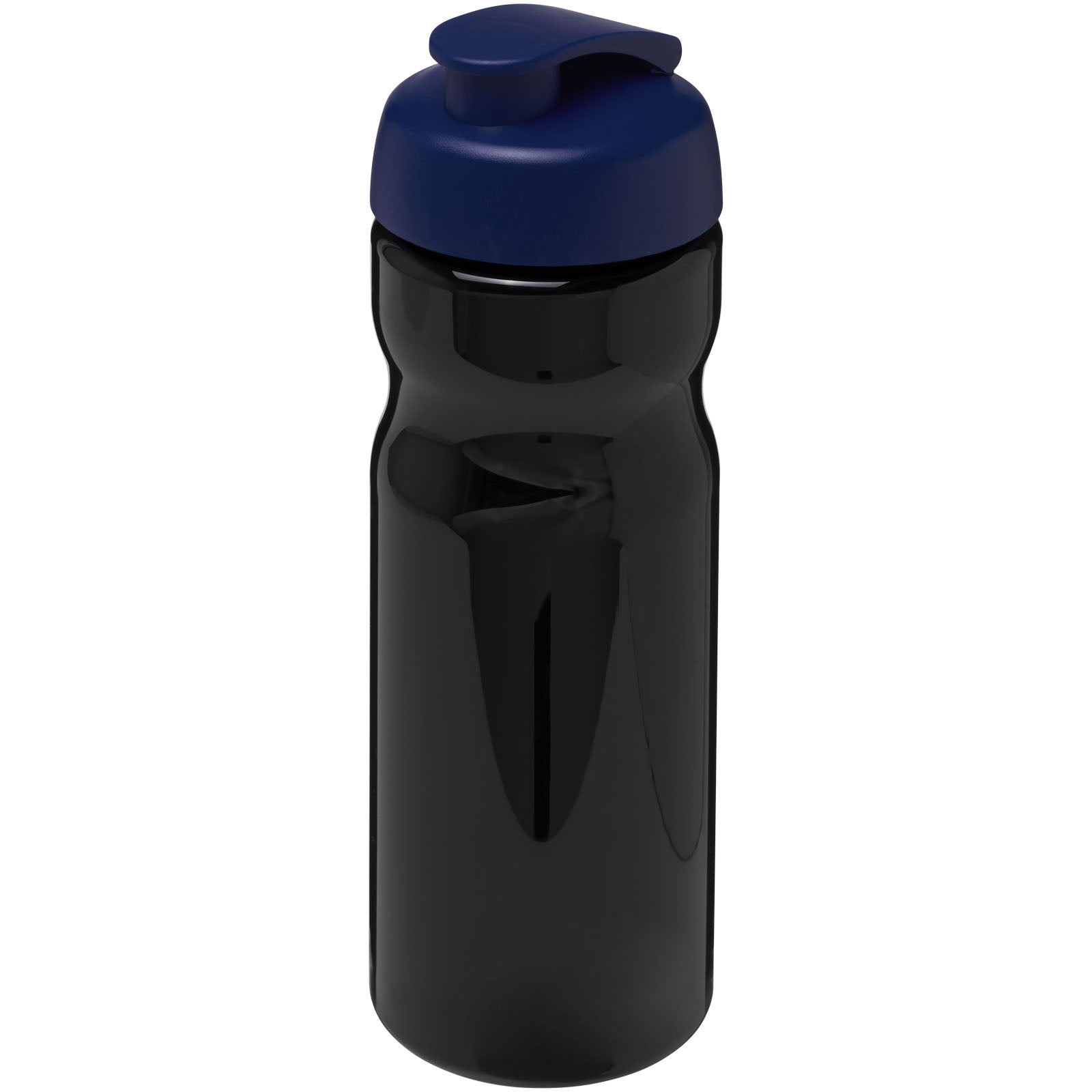 H2O Active® Base 650 ml Sportflasche mit Klappdeckel – Schwarz und Blau