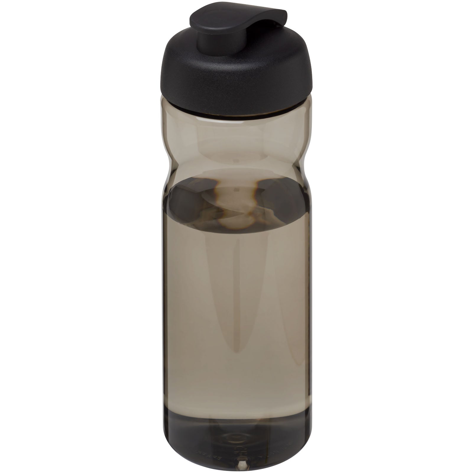 H2O Active® Base 650 ml Sportflasche mit Klappdeckel – Kohle