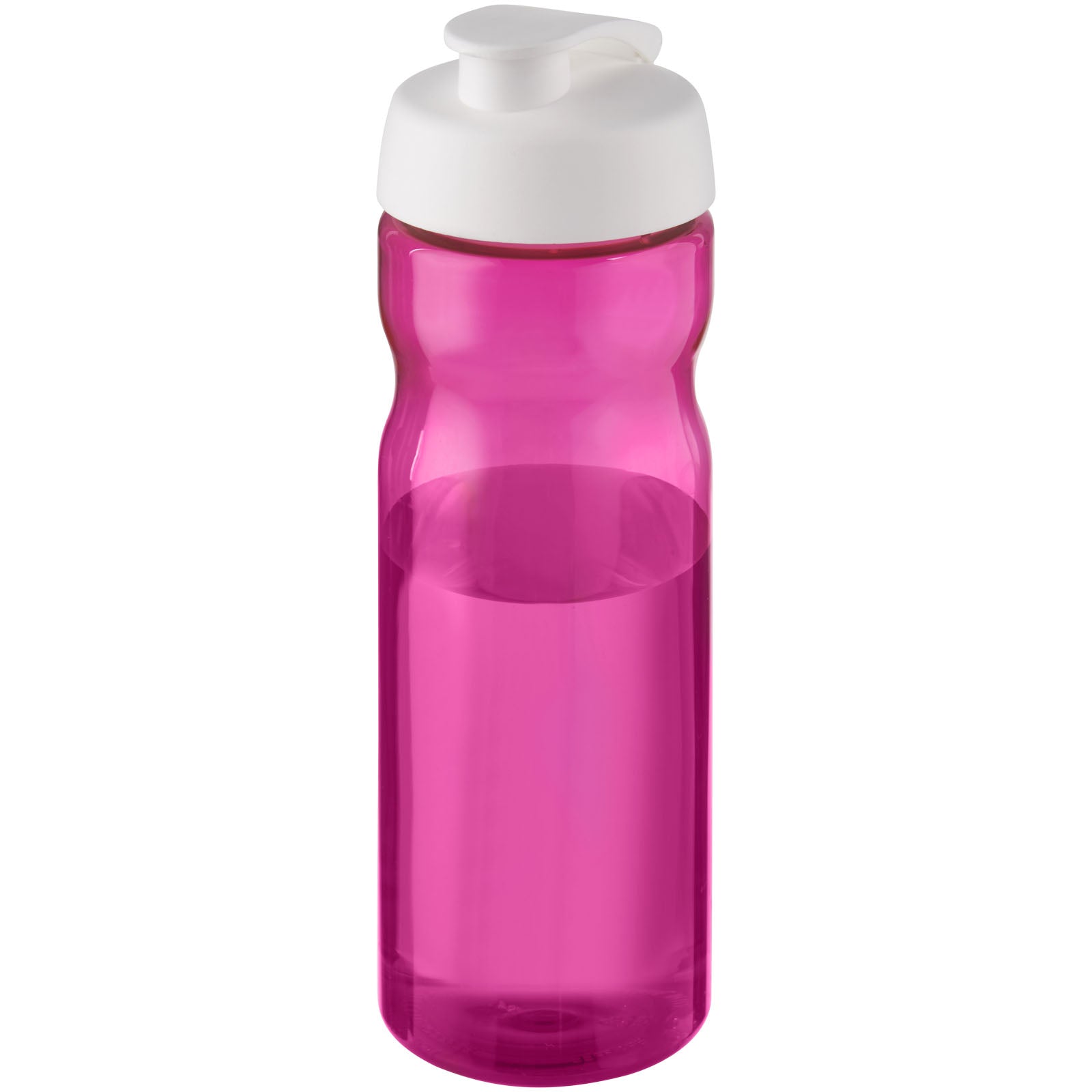 H2O Active® Base 650 ml Sportflasche mit Klappdeckel – Magenta und Weiss
