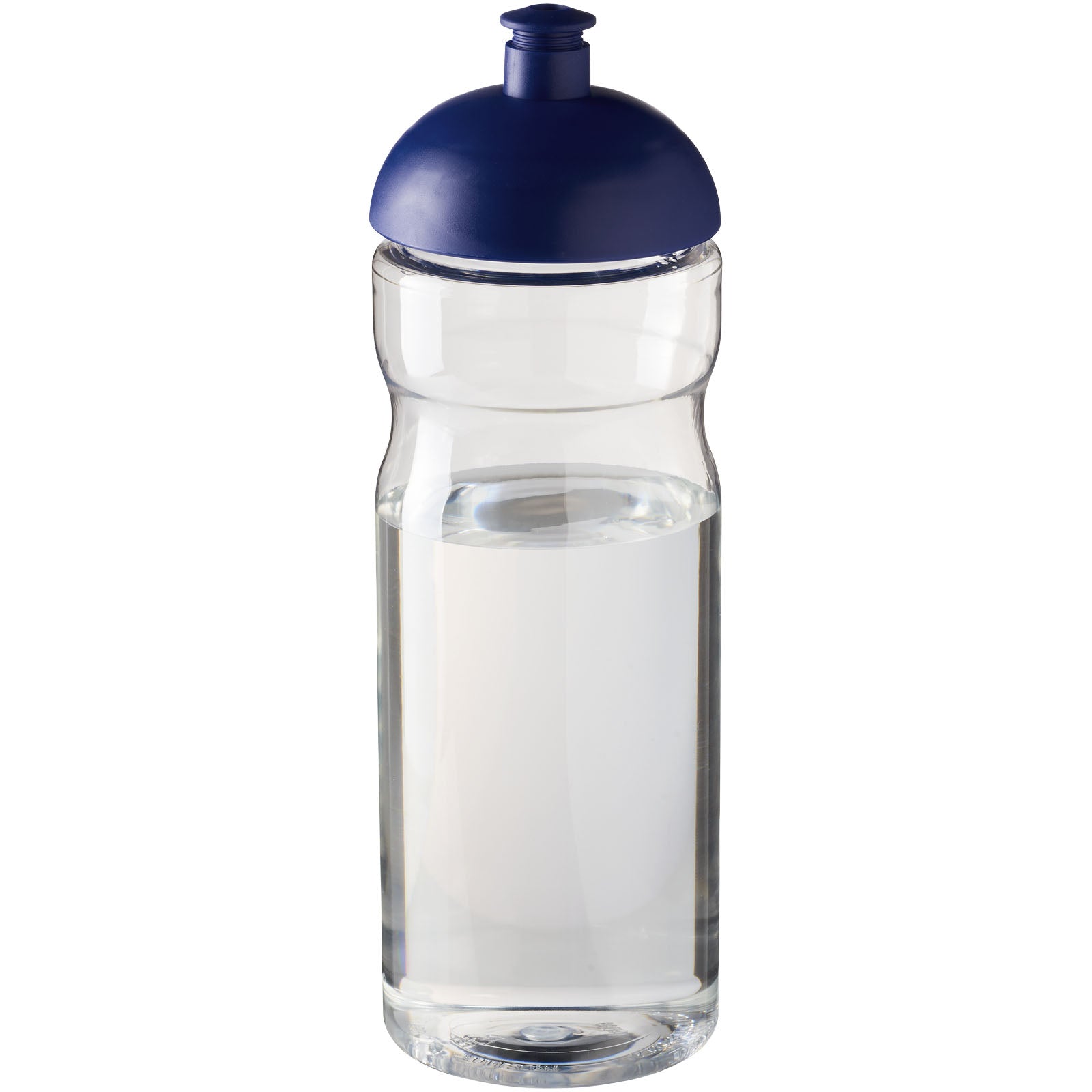 H2O Active® Base 650 ml Sportflasche mit Stülpdeckel – Transparent und Blau