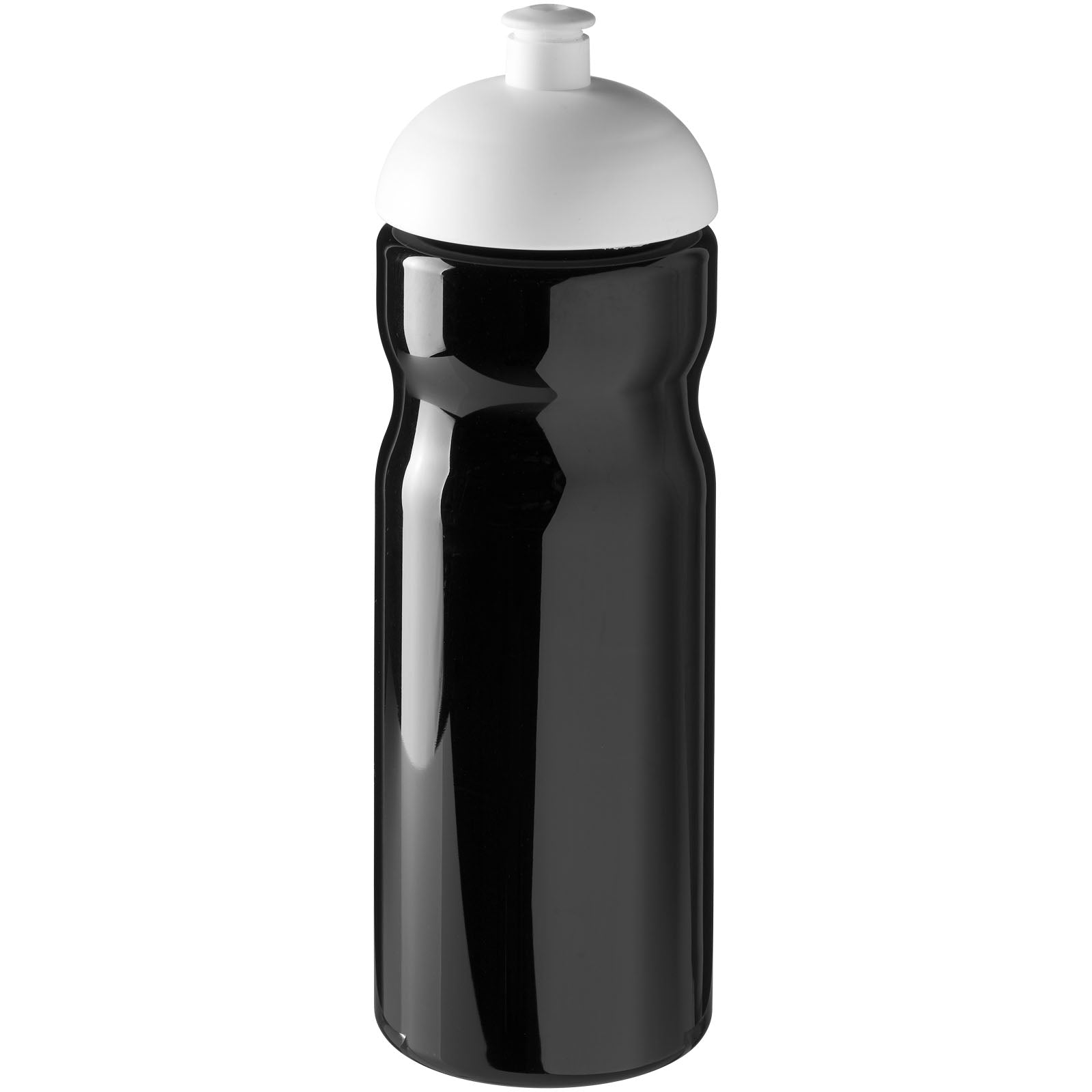 H2O Active® Base 650 ml Sportflasche mit Stülpdeckel – Schwarz und Weiss