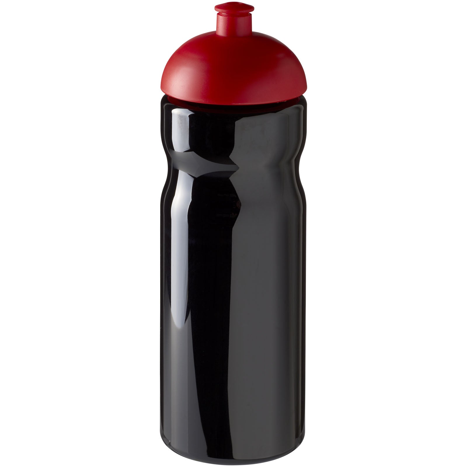 H2O Active® Base 650 ml Sportflasche mit Stülpdeckel – Schwarz und Rot