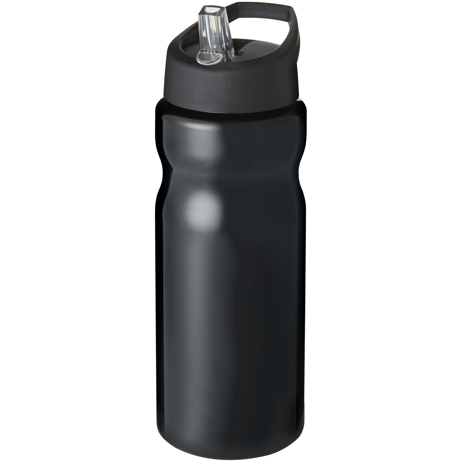 H2O Active® Base 650 ml Sportflasche mit Ausgussdeckel – Schwarz