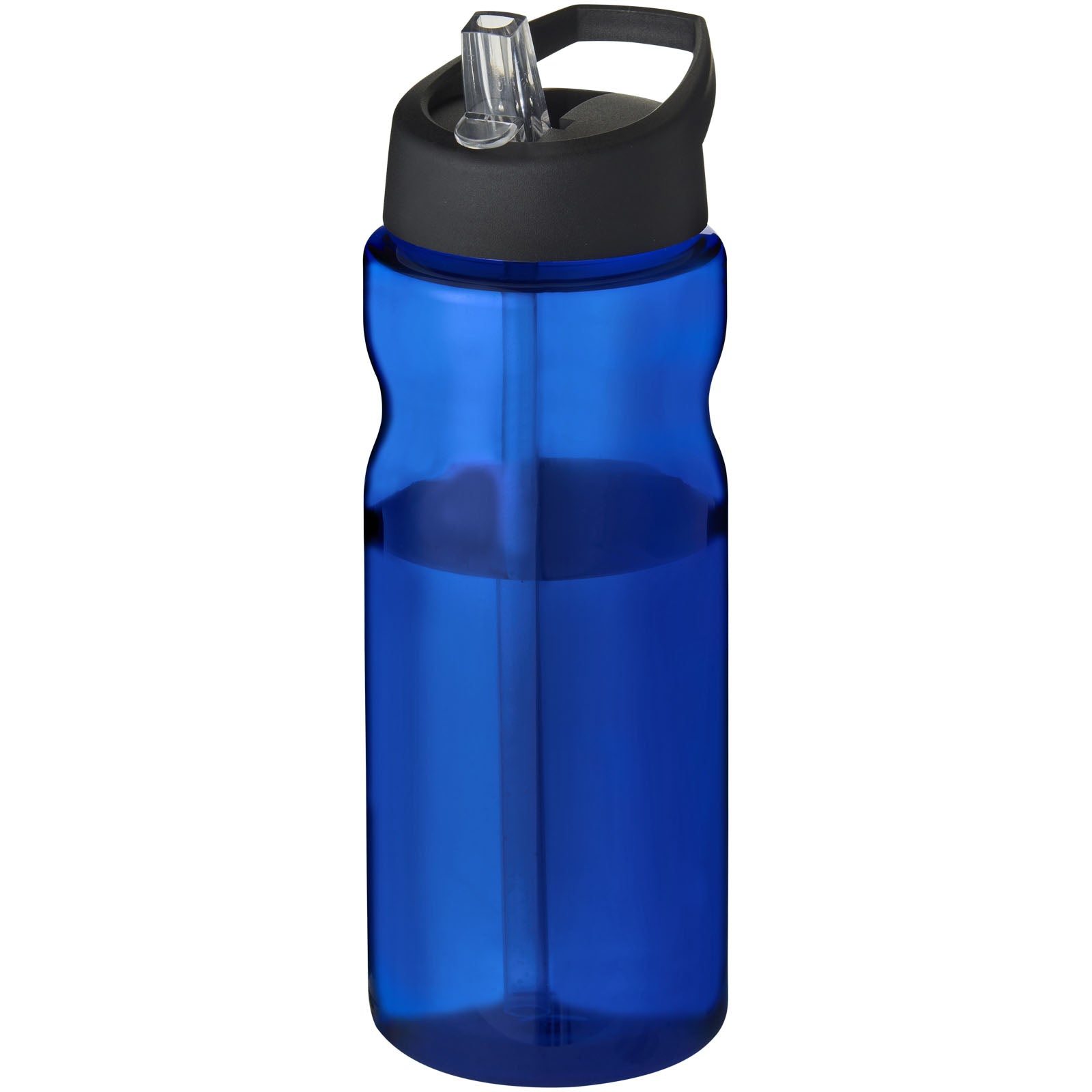 H2O Active® Base 650 ml Sportflasche mit Ausgussdeckel – Blau und Schwarz
