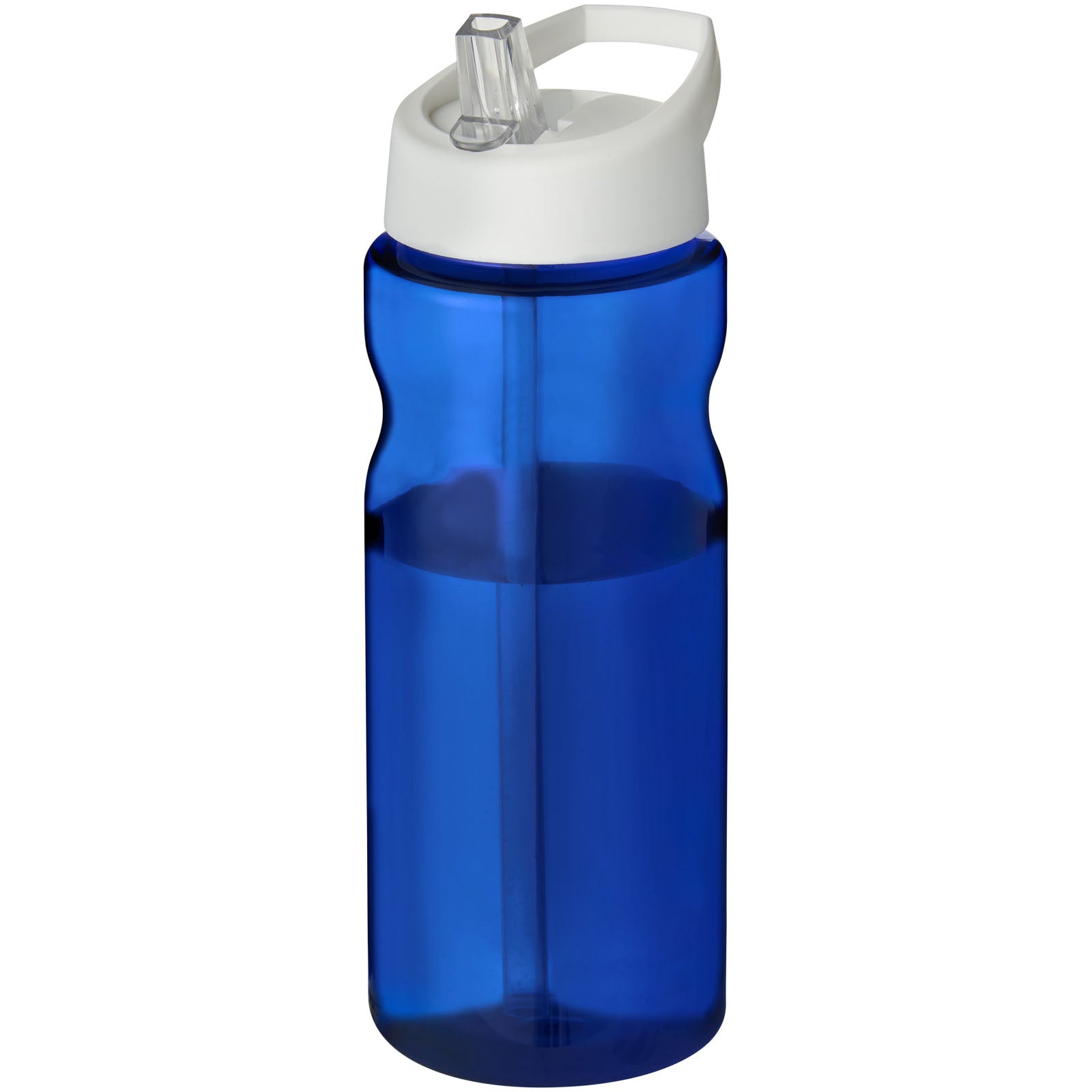 H2O Active® Base 650 ml Sportflasche mit Ausgussdeckel – Blau und Weiss