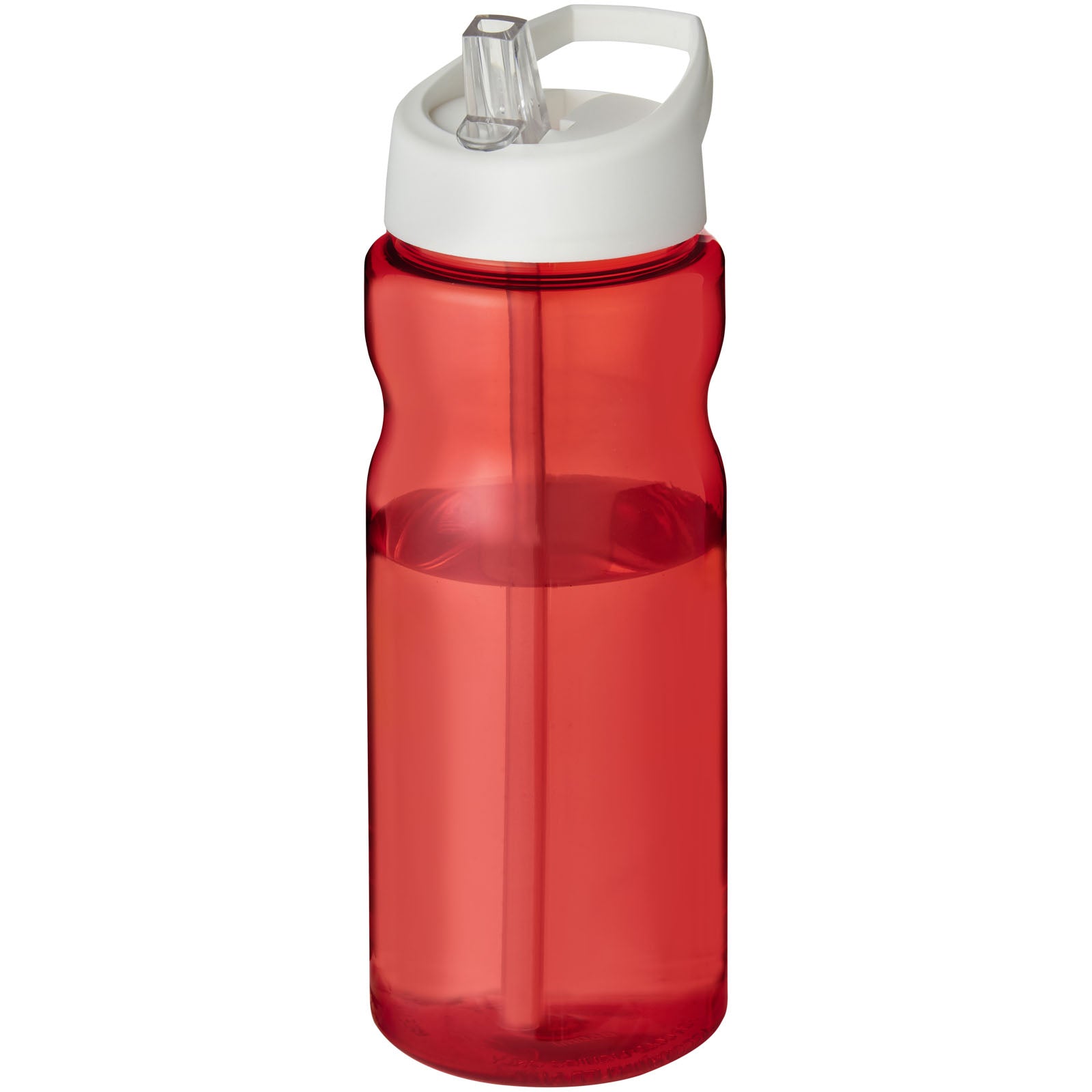 H2O Active® Base 650 ml Sportflasche mit Ausgussdeckel – Rot und Weiss