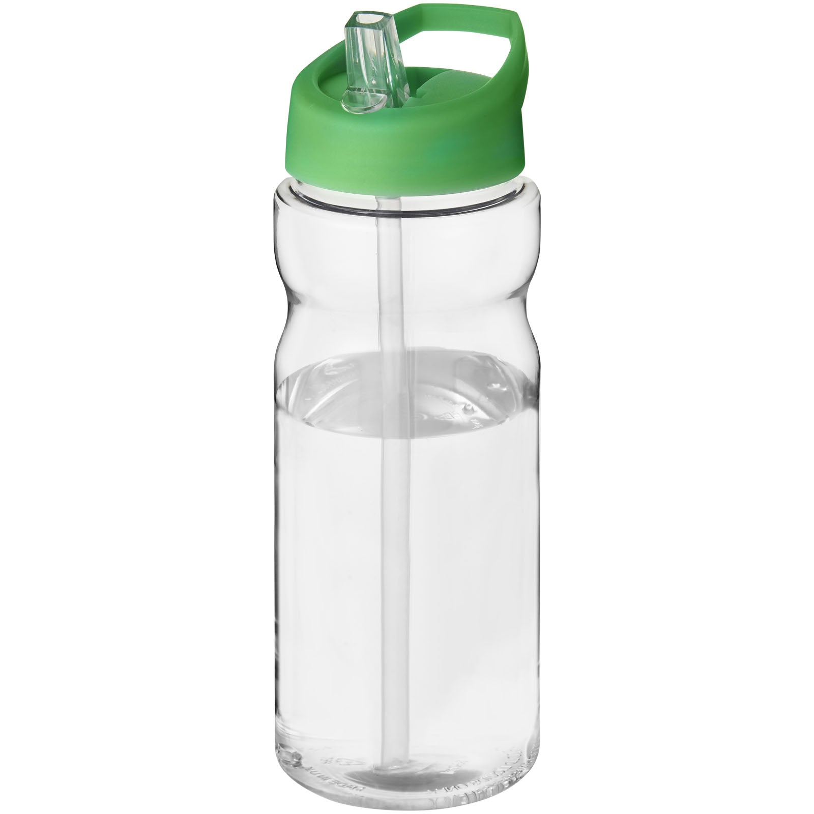 H2O Active® Base 650 ml Sportflasche mit Ausgussdeckel – Transparent und Grün