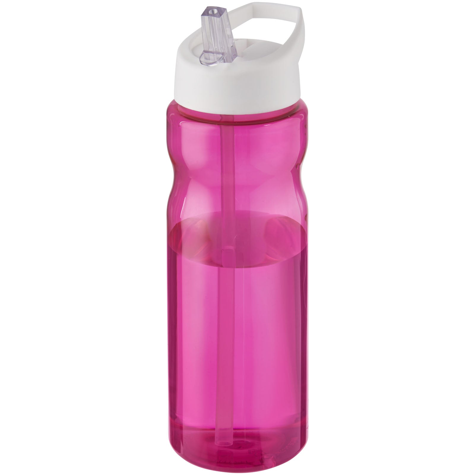 H2O Active® Base 650 ml Sportflasche mit Ausgussdeckel – Magenta und Weiss