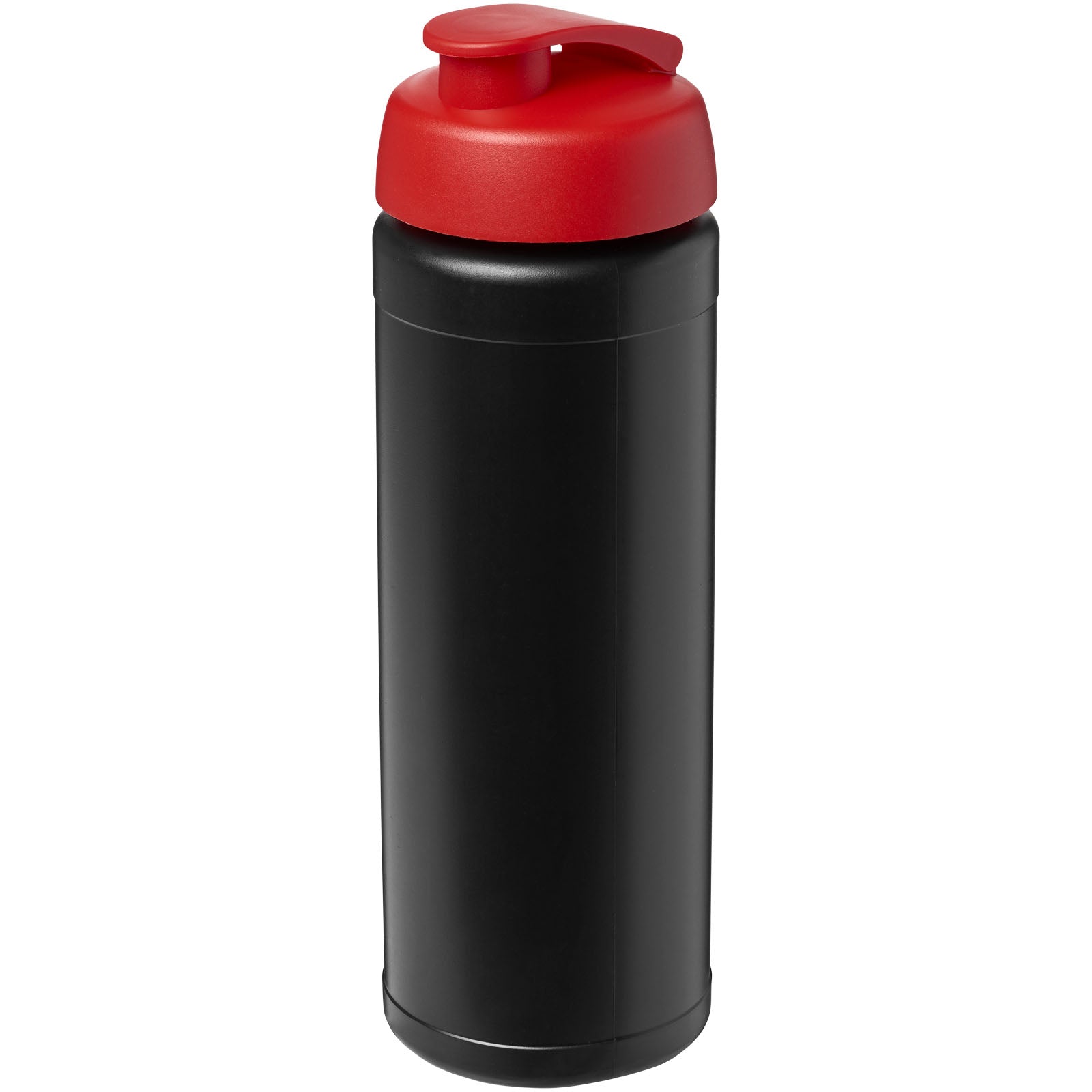 Baseline® Plus 750 ml Flasche mit Klappdeckel – Schwarz und Rot