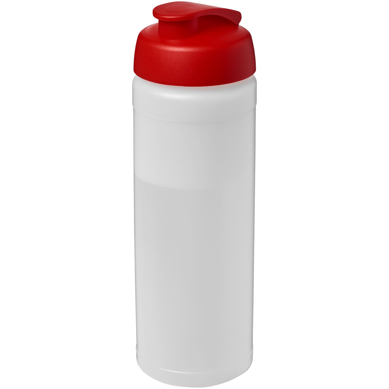 Baseline® Plus 750 ml Flasche mit Klappdeckel – Transparent und Rot