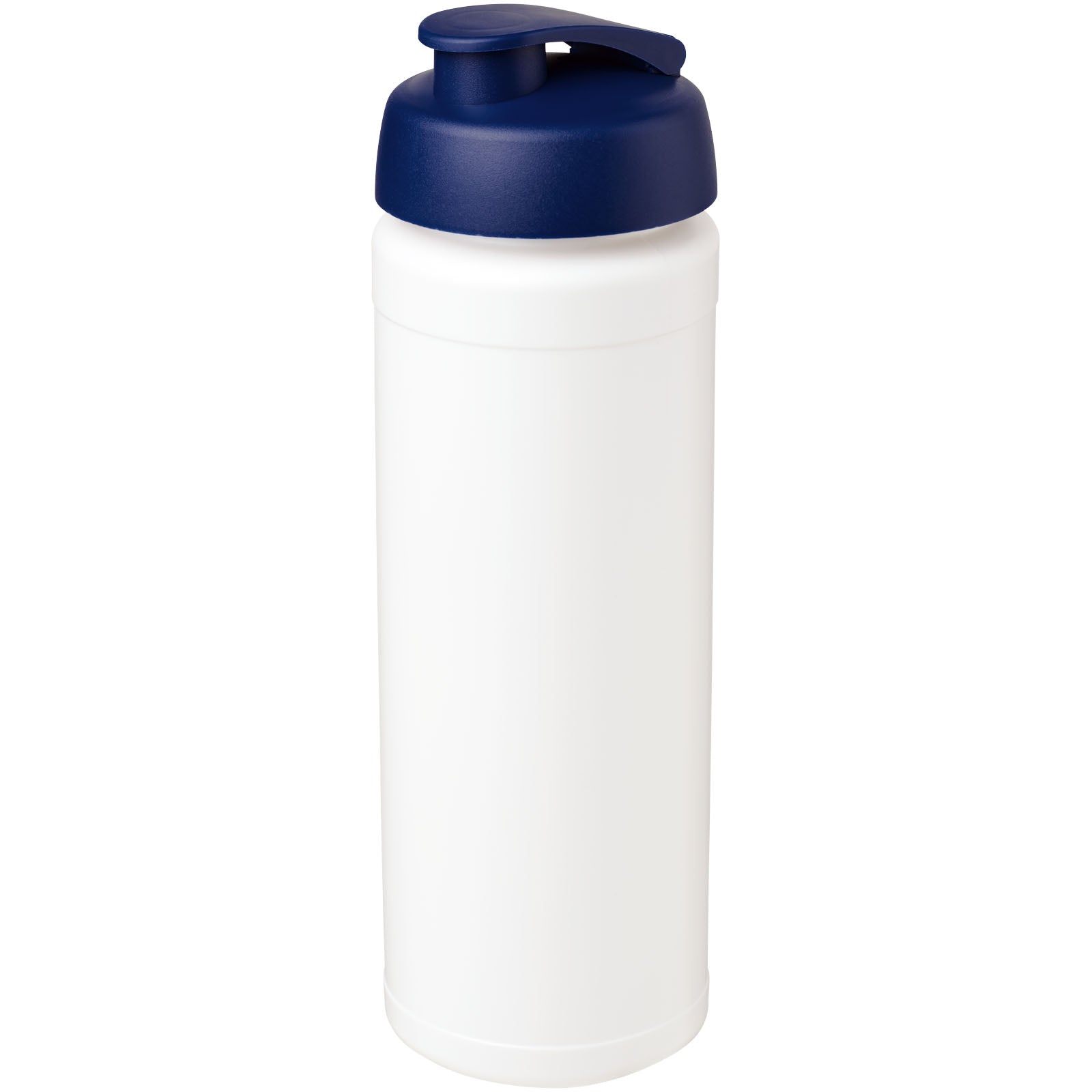 Baseline® Plus grip 750 ml Sportflasche mit Klappdeckel – Weiss und Blau
