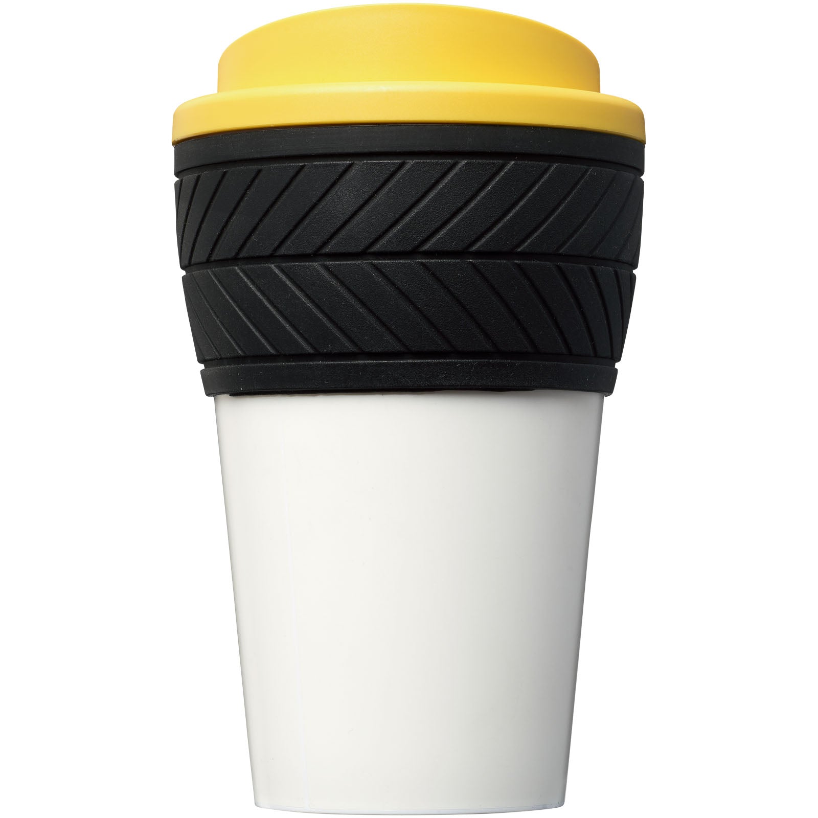 Brite-Americano® 350 ml Isolierbecher mit Schutzring Reifen-Design