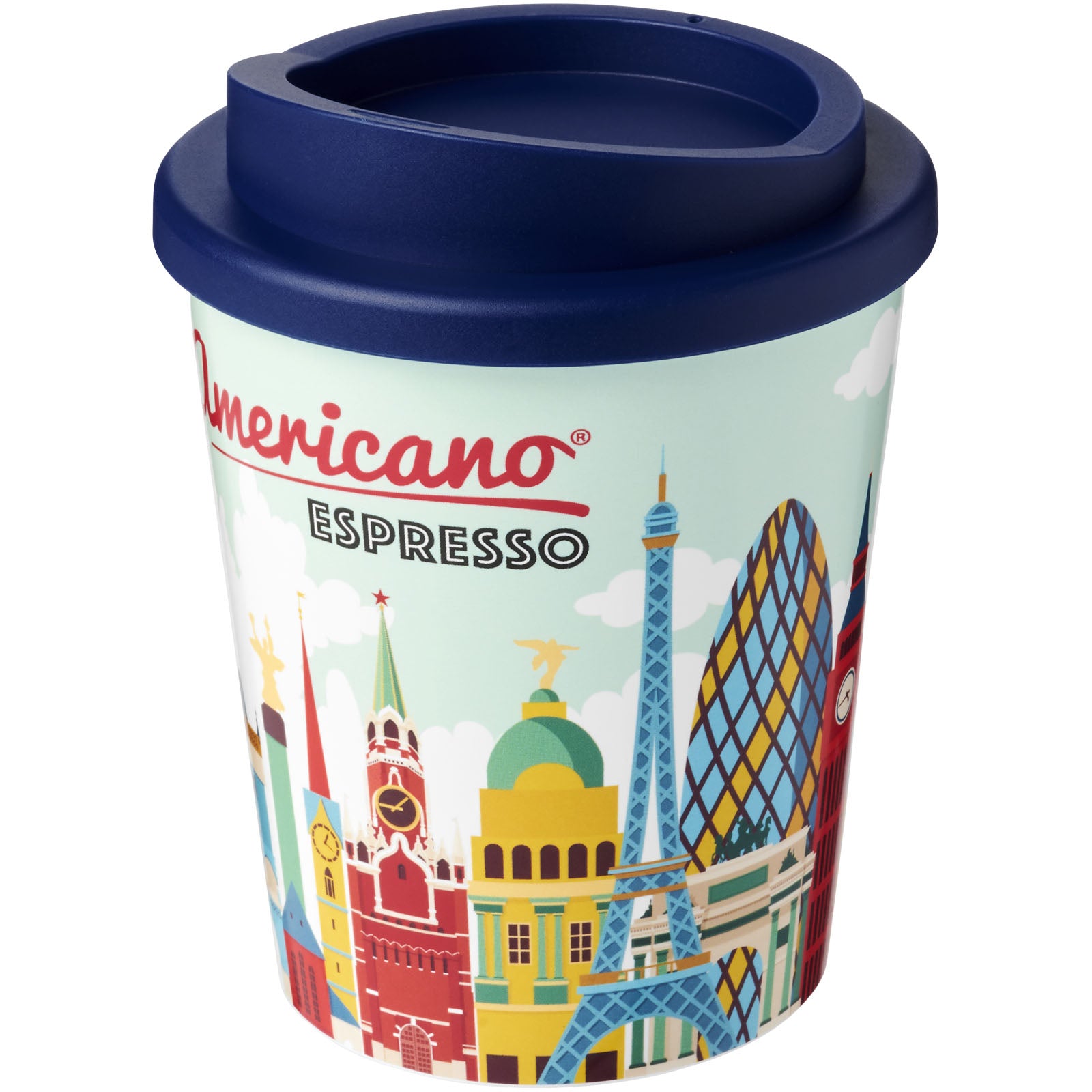 Brite-Americano® Espresso 250 ml Isolierbecher – Blau