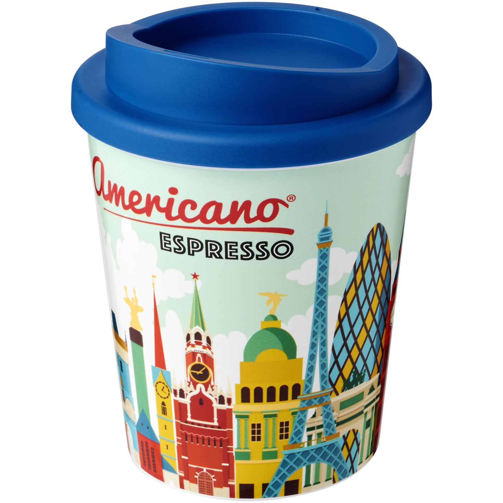 Brite-Americano® Espresso 250 ml Isolierbecher – Mittelblau