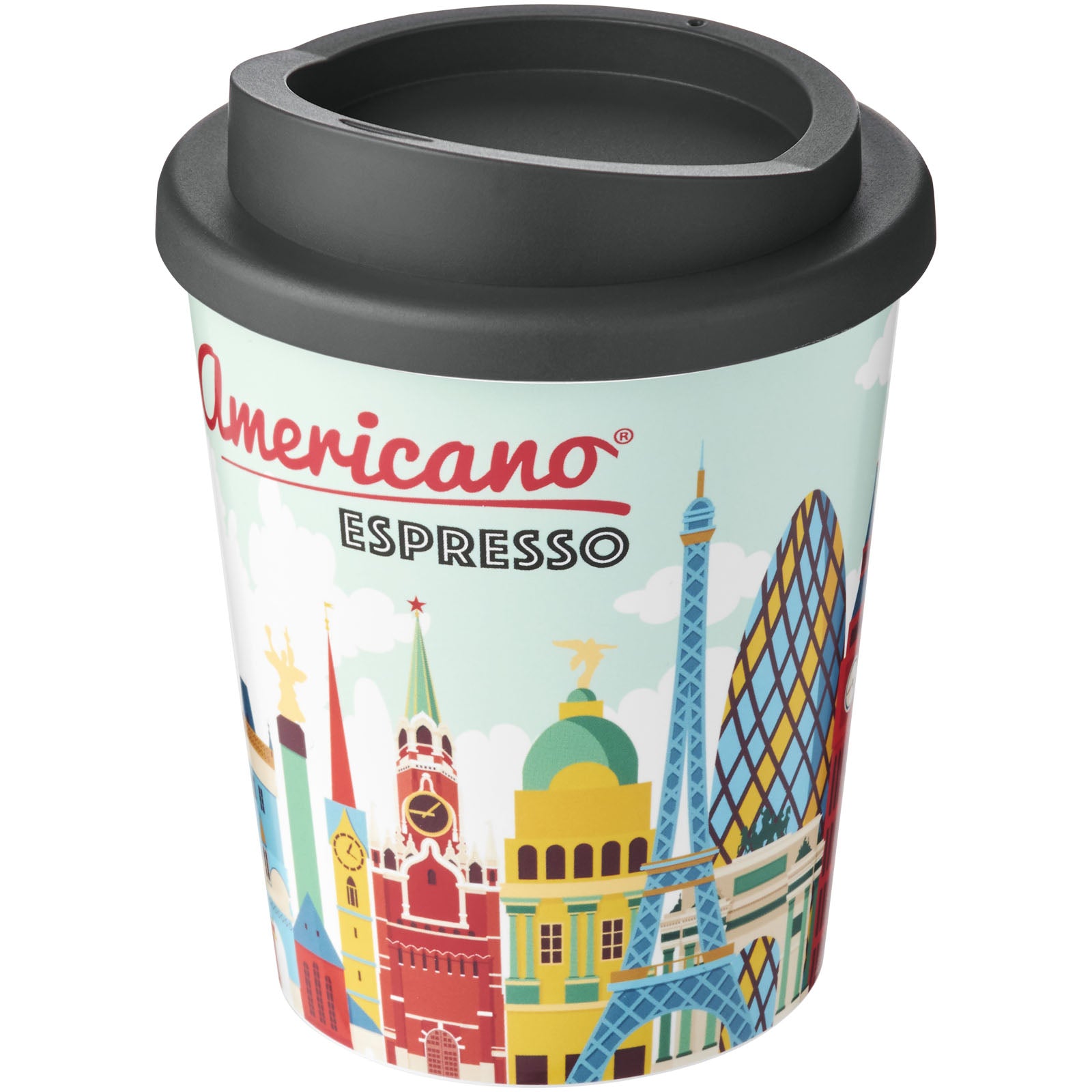Brite-Americano® Espresso 250 ml Isolierbecher – Grau