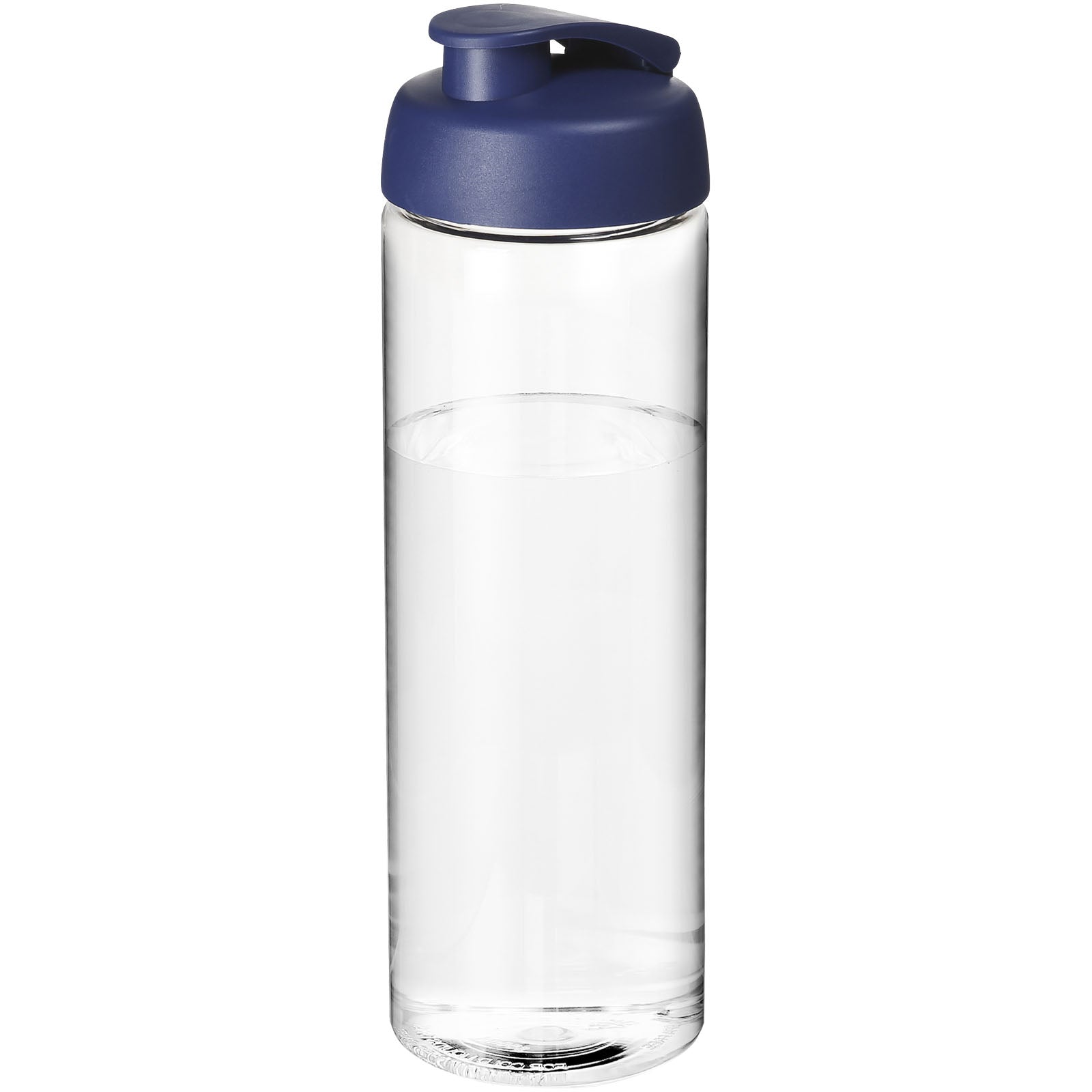 H2O Active® Vibe 850 ml Sportflasche mit Klappdeckel – Transparent und Blau