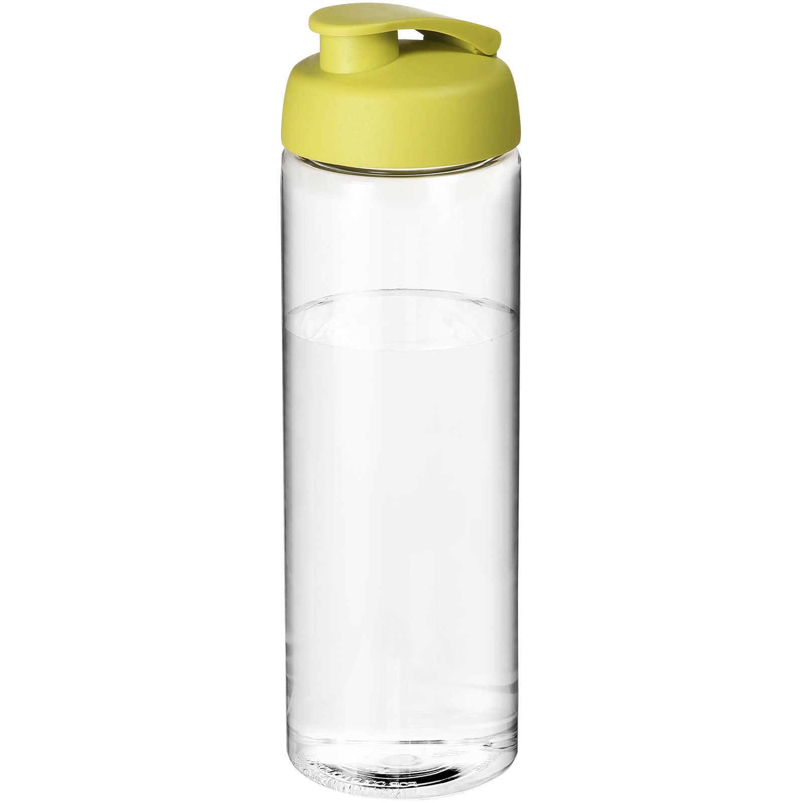 H2O Active® Vibe 850 ml Sportflasche mit Klappdeckel – Transparent und Limone
