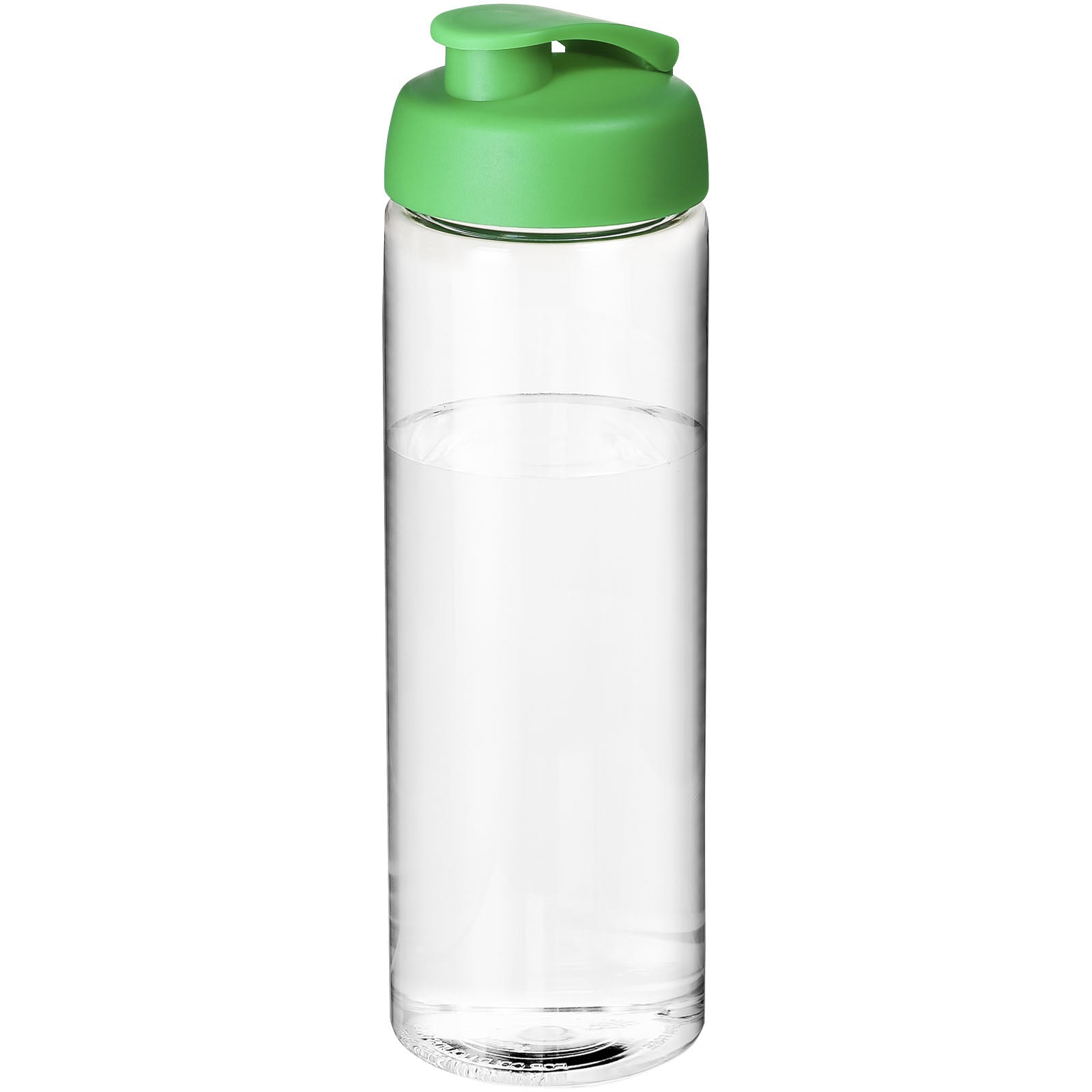 H2O Active® Vibe 850 ml Sportflasche mit Klappdeckel – Transparent und Grün