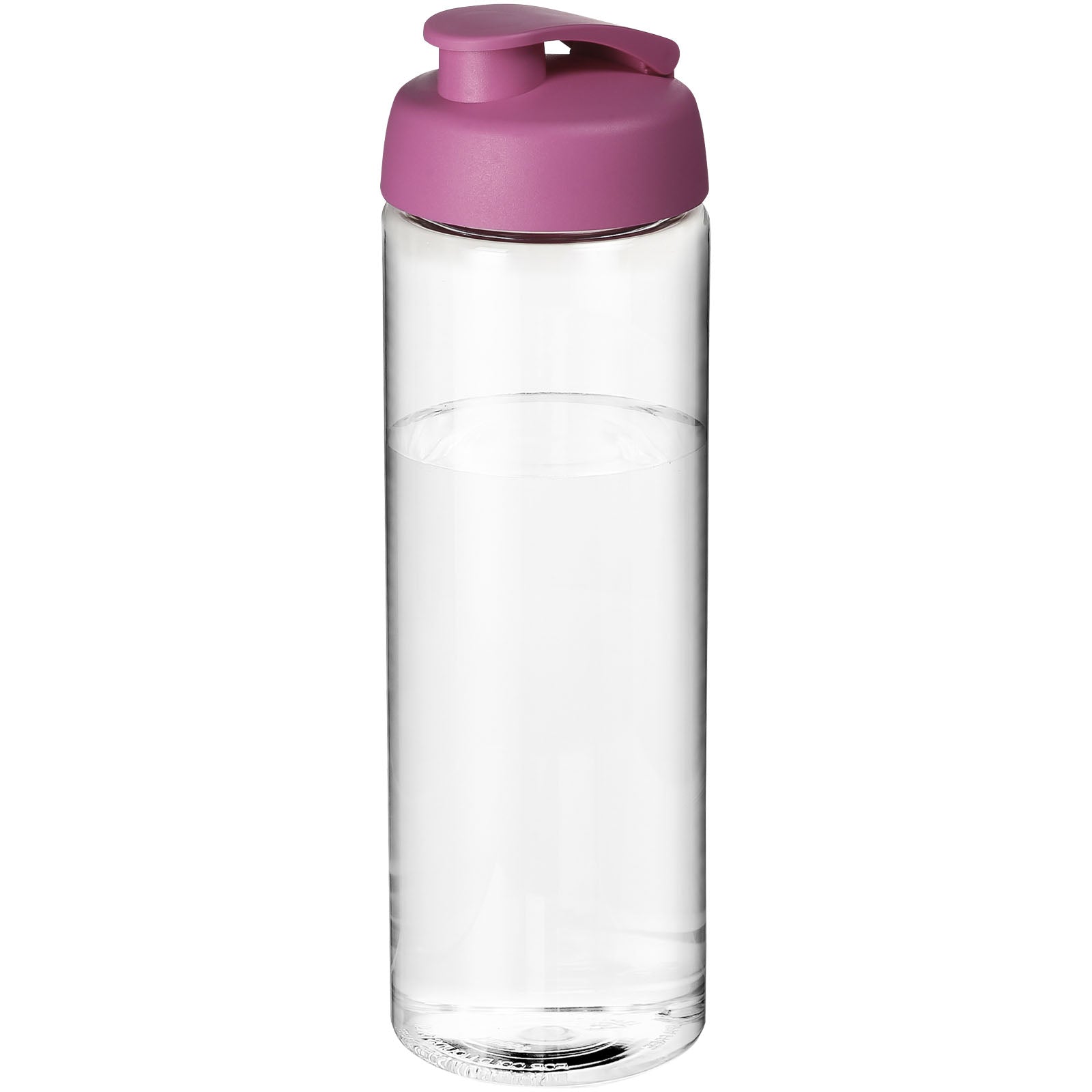 H2O Active® Vibe 850 ml Sportflasche mit Klappdeckel – Transparent und Rosa