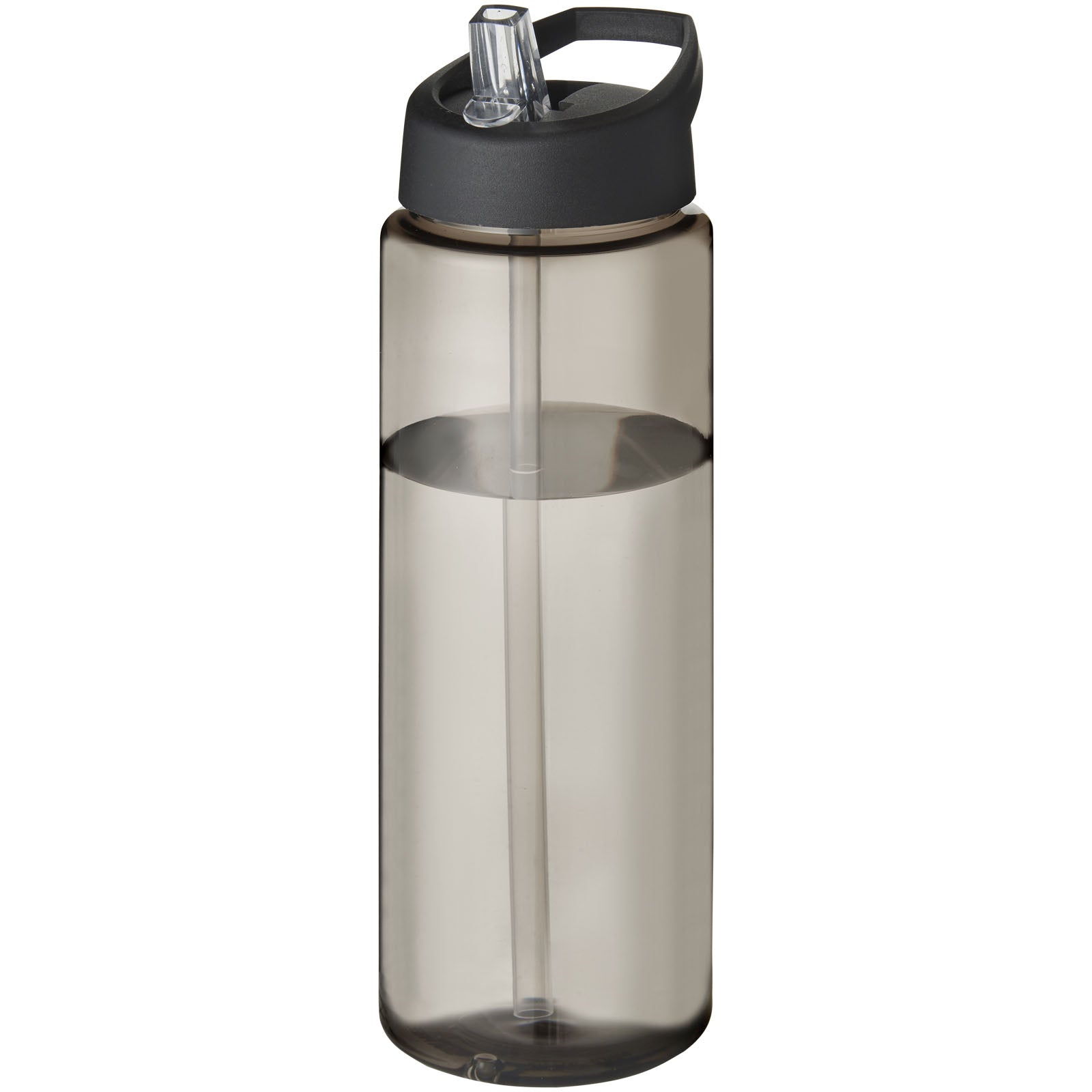 H2O Active® Vibe 850 ml Sportflasche mit Ausgussdeckel – Charcoal und Schwarz