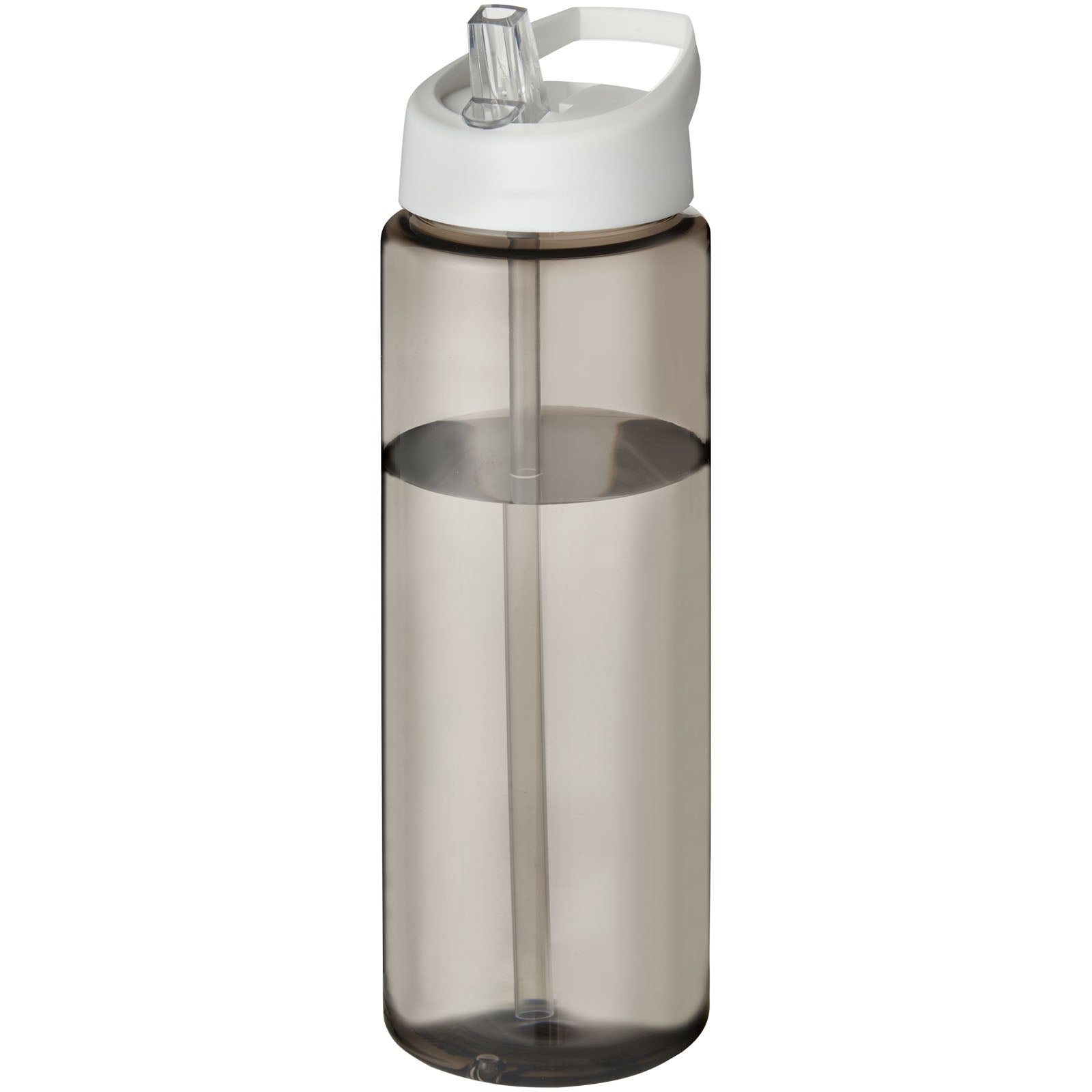 H2O Active® Vibe 850 ml Sportflasche mit Ausgussdeckel – Kohle und Weiss