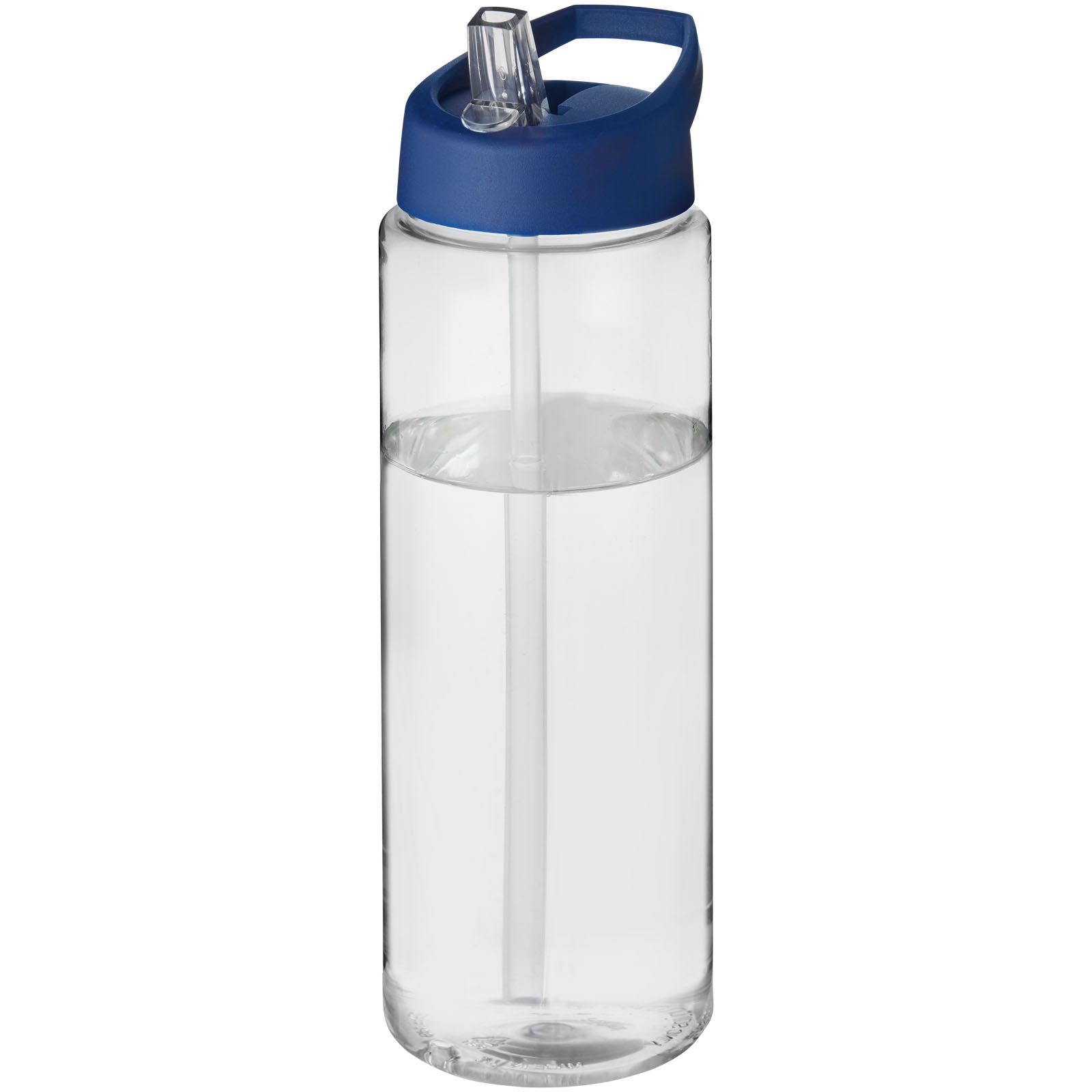 H2O Active® Vibe 850 ml Sportflasche mit Ausgussdeckel – Transparent und Blau